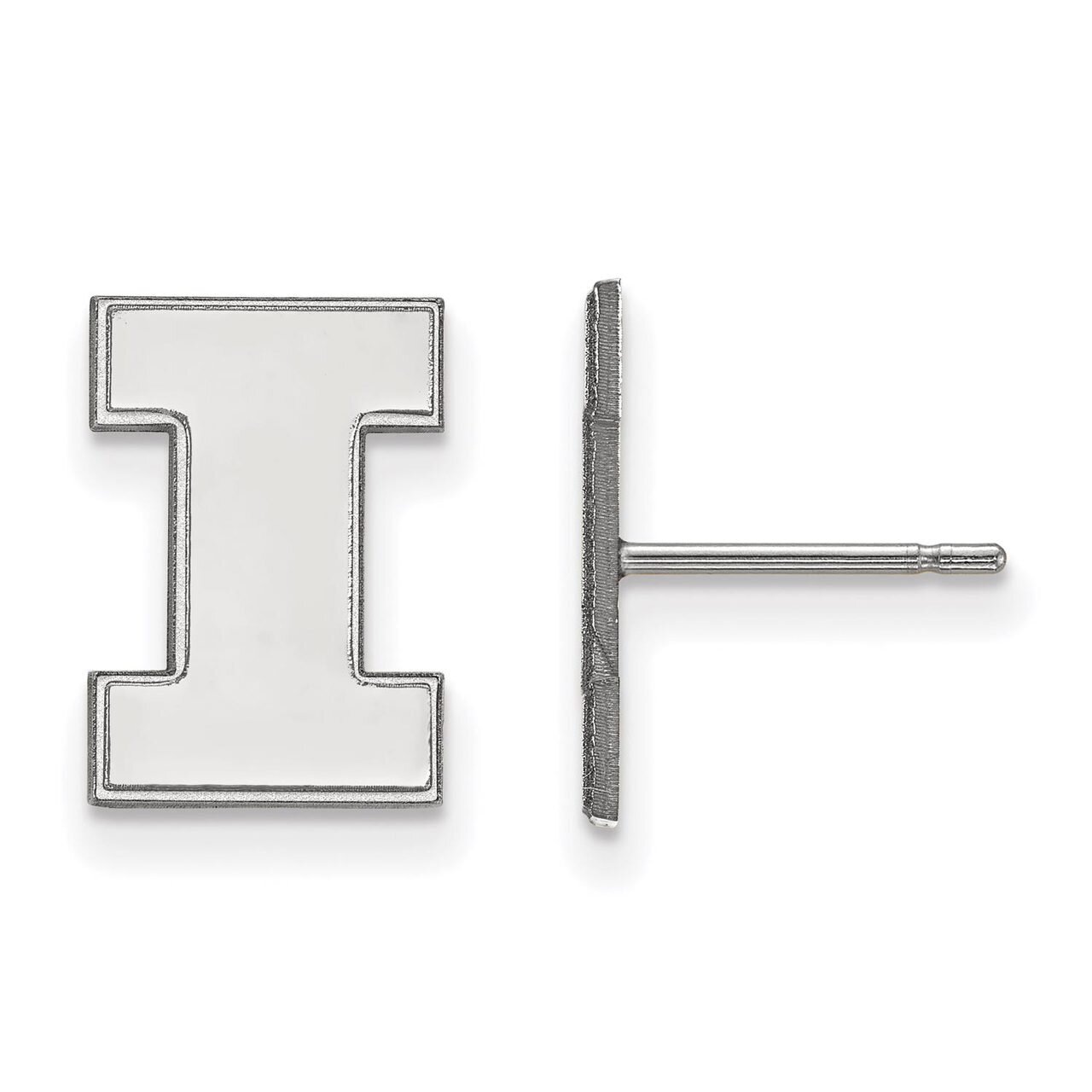 University of Illinois Small Post Earring Sterling Silver SS009UIL, MPN: SS009UIL, 886774708034