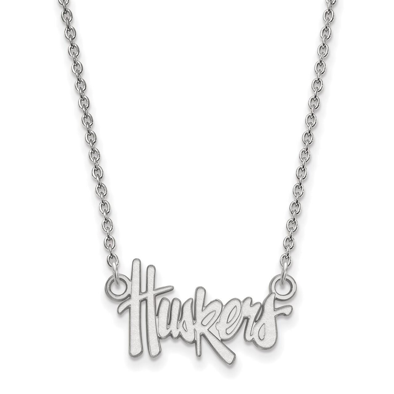 University of Nebraska Small Pendant with Necklace Sterling Silver SS009UNE-18, MPN: SS009UNE-18, 8…