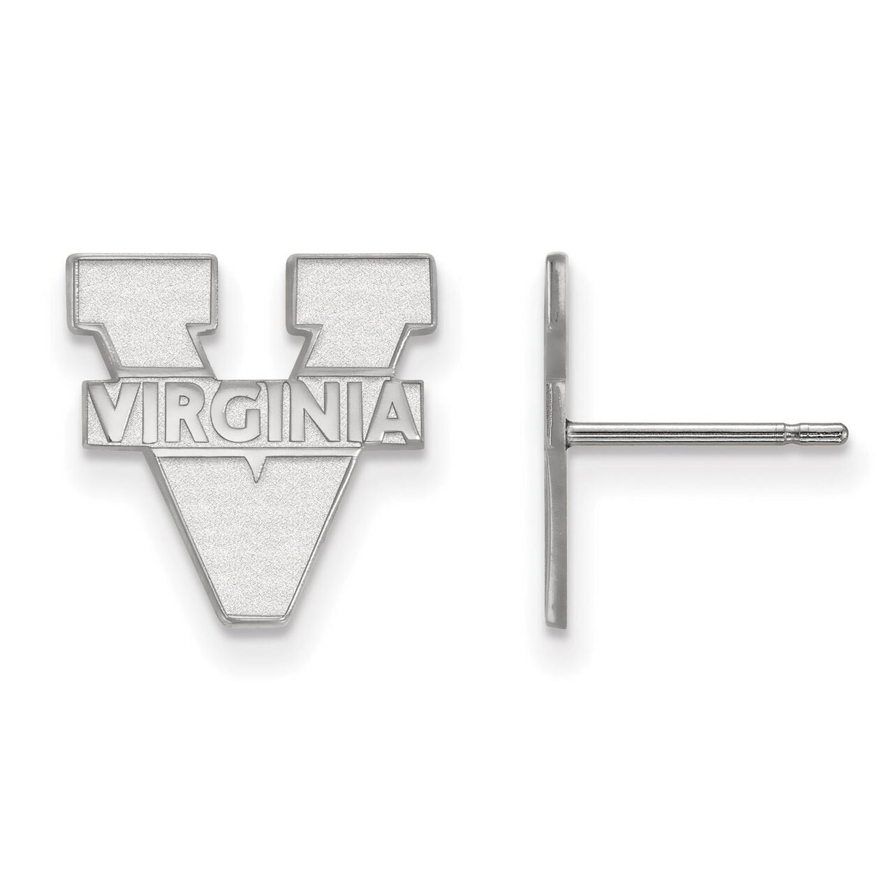 University of Virginia Small Post Earring Sterling Silver SS009UVA
