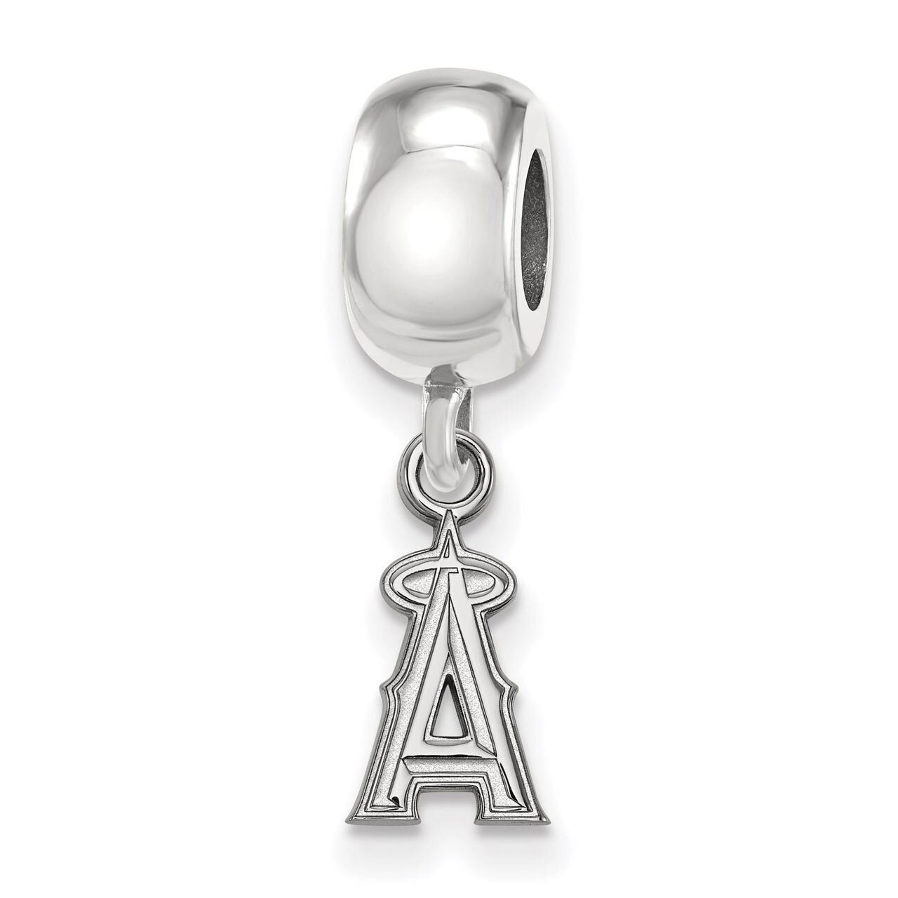 Los Angeles Angels Bead Charm Extra Small Dangle Sterling Silver SS010ANG