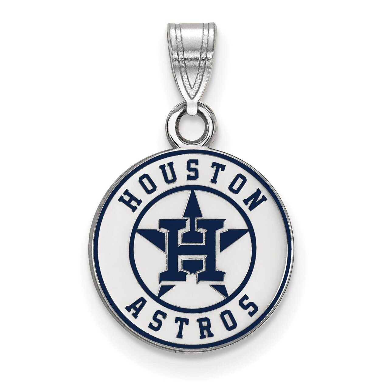 Houston Astros Small Enamel Pendant Sterling Silver SS010AST, MPN: SS010AST, 886774625881