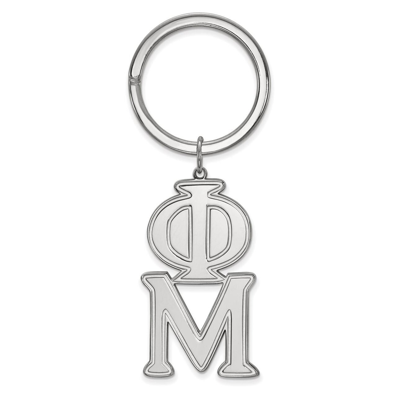 Phi Mu Key Chain Sterling Silver SS010PHM, MPN: SS010PHM, 886774600727