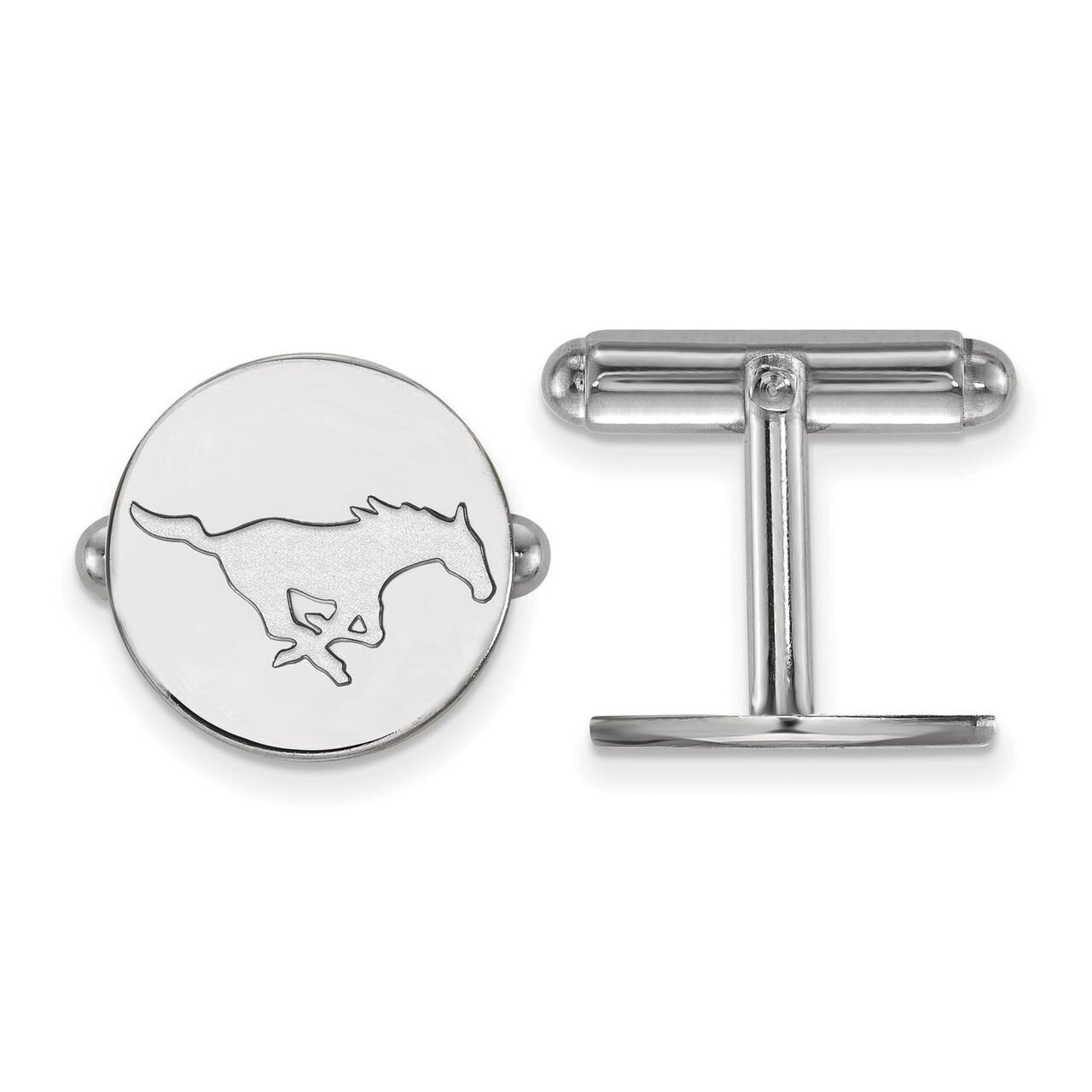 Southern Methodist University Cuff Link Sterling Silver SS010SMU