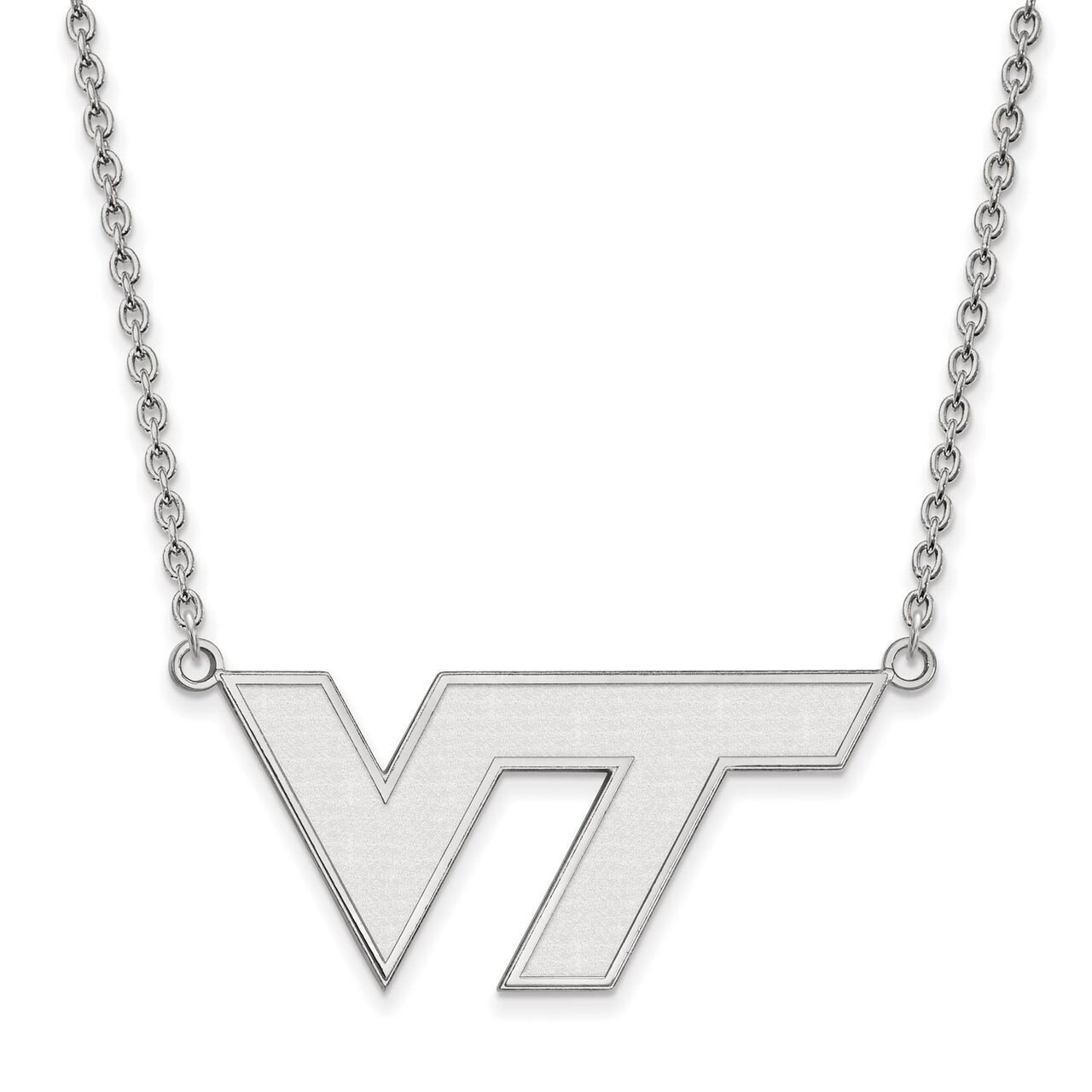 Virginia Tech Large Pendant with Necklace Sterling Silver SS010VTE-18, MPN: SS010VTE-18, 8867747203…