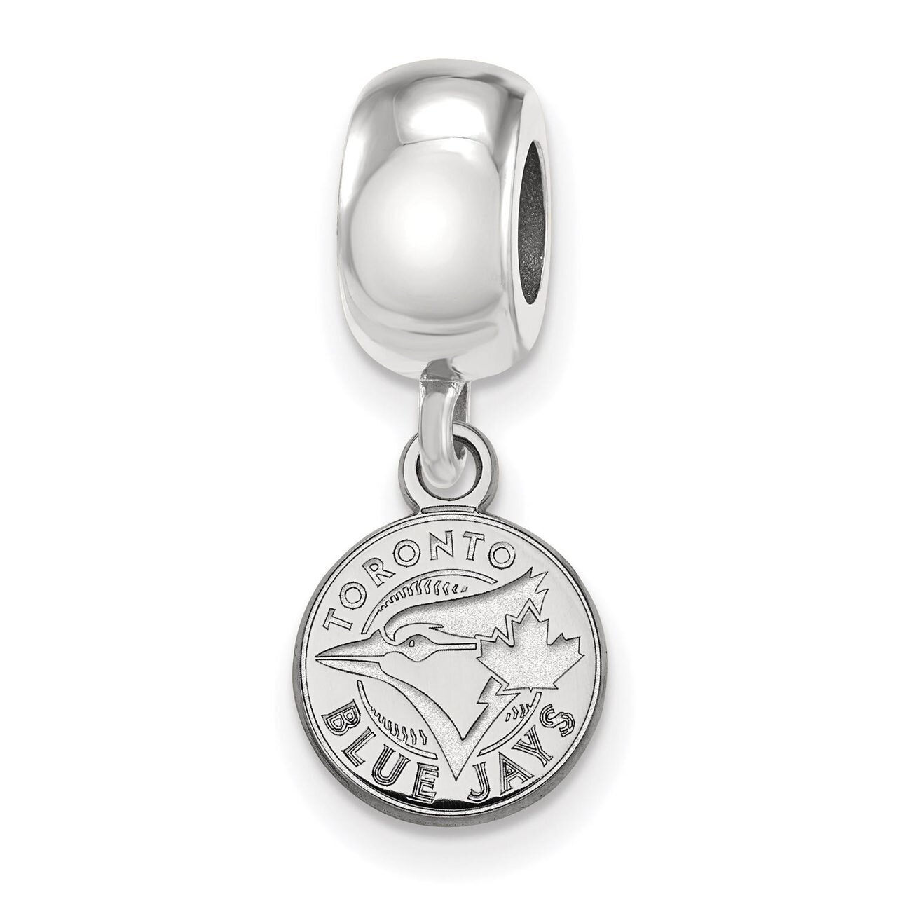 Toronto Blue Jays Bead Charm Extra Small Dangle Sterling Silver SS011BLU, MPN: SS011BLU, 8867746262…