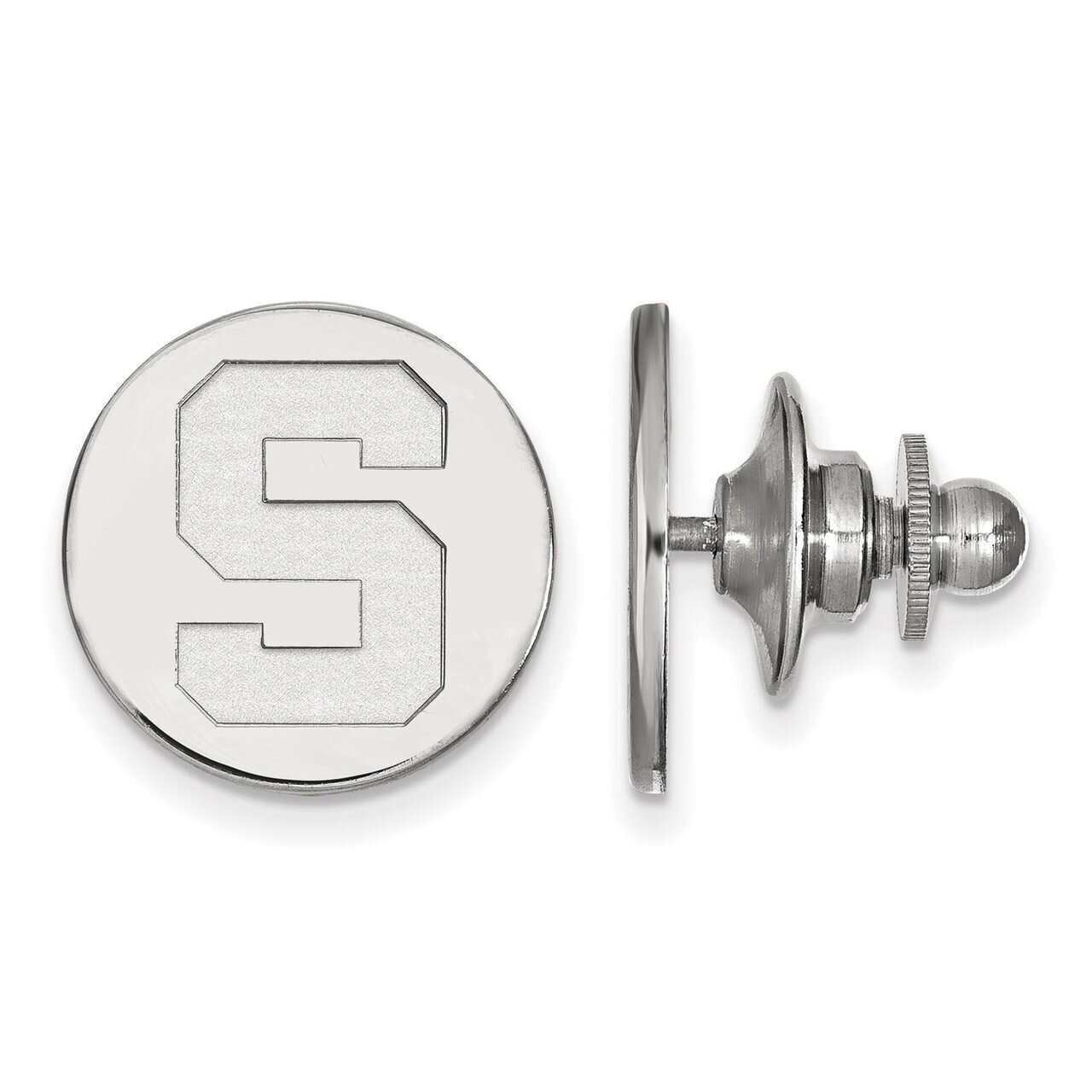 Michigan State University Lapel Pin Sterling Silver SS011MIS