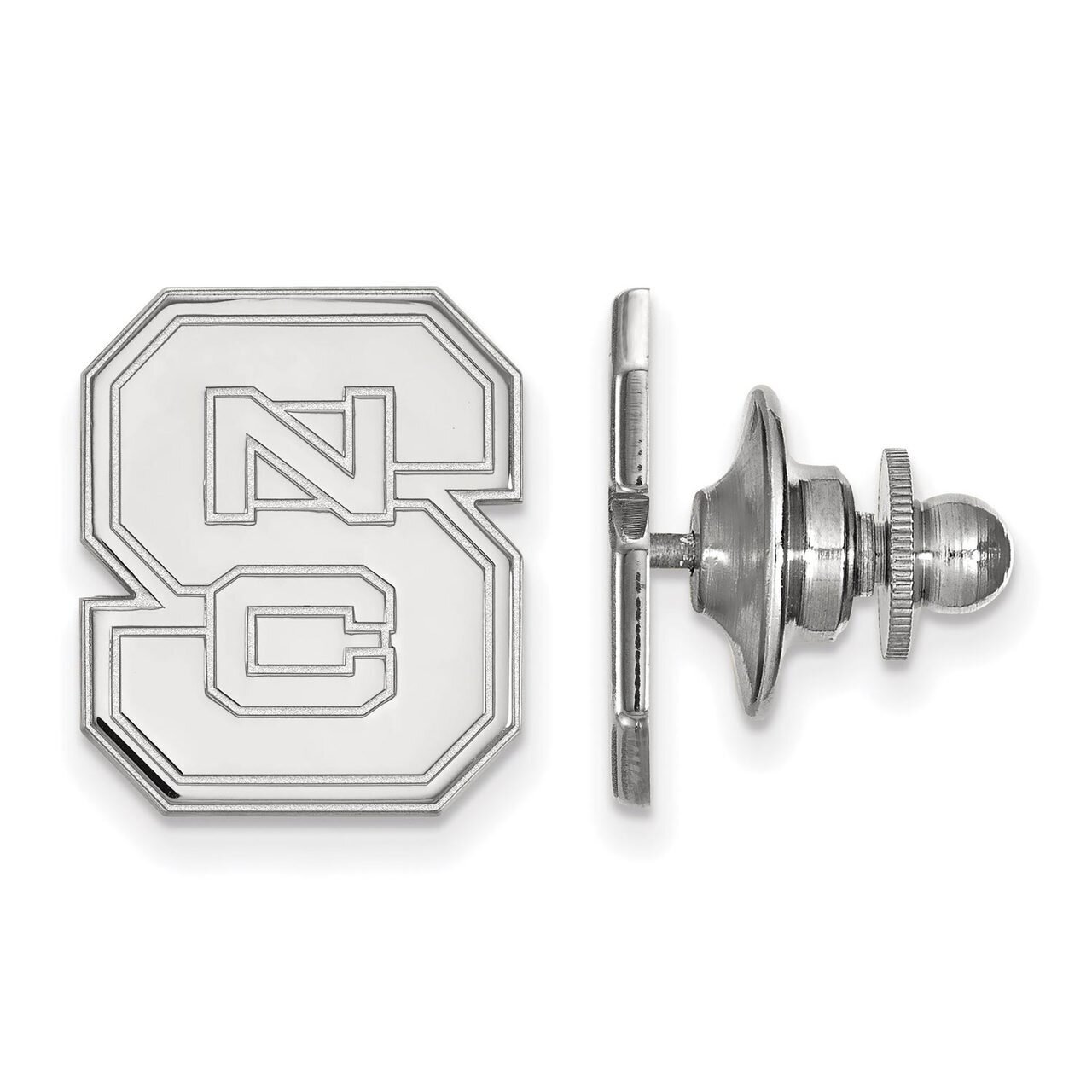 North Carolina State University Lapel Pin Sterling Silver SS011NCS