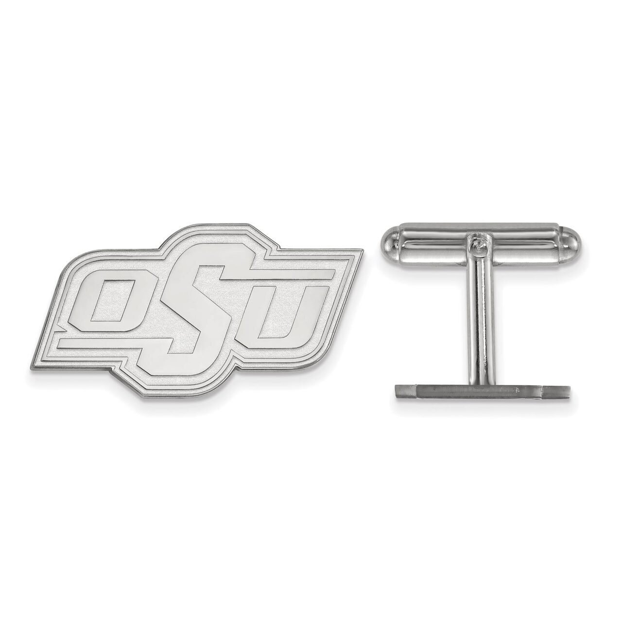 Oklahoma State University Cuff Link Sterling Silver SS011OKS