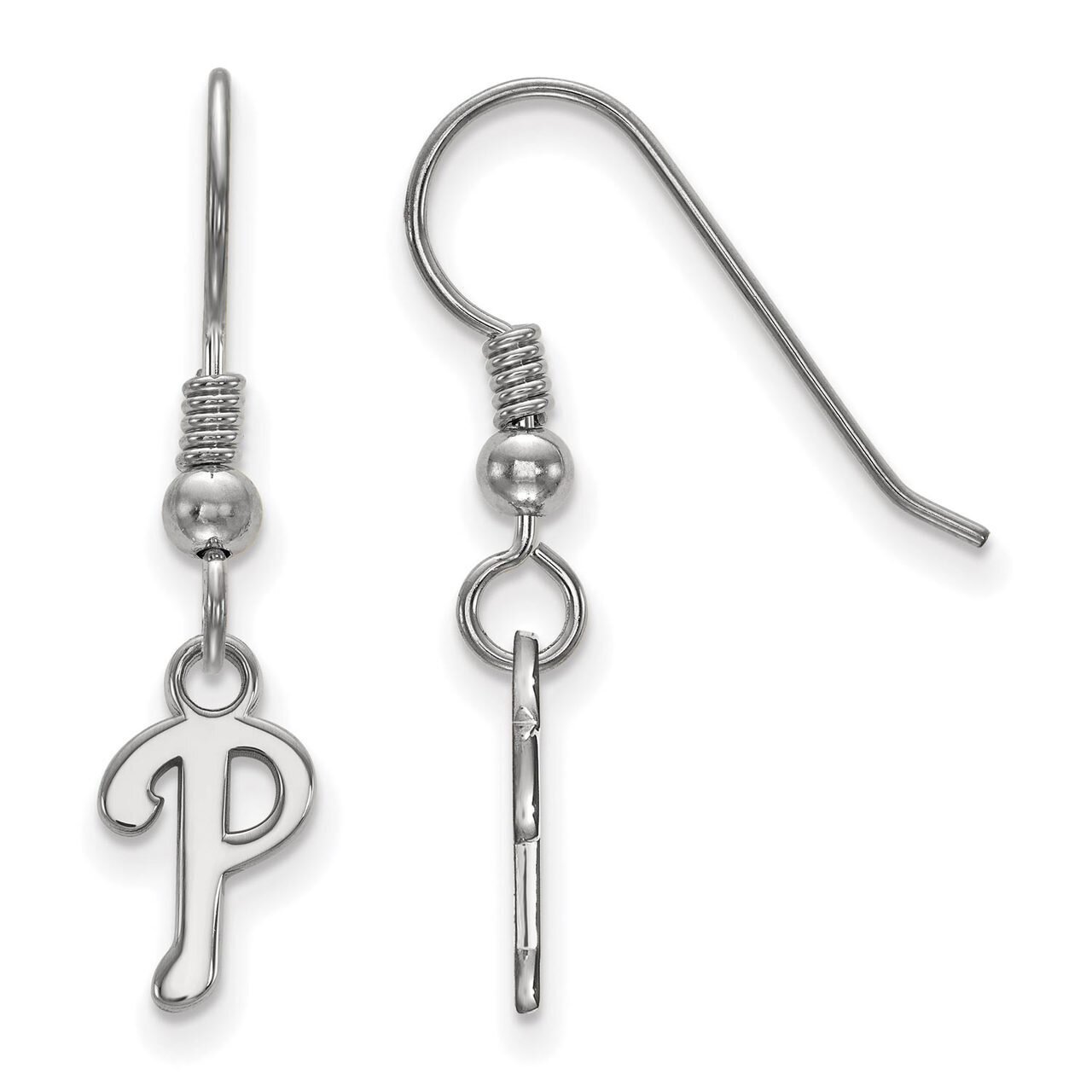 Philadelphia Phillies Extra Small Dangle Earring Wire Sterling Silver SS011PHI, MPN: SS011PHI, 8867…