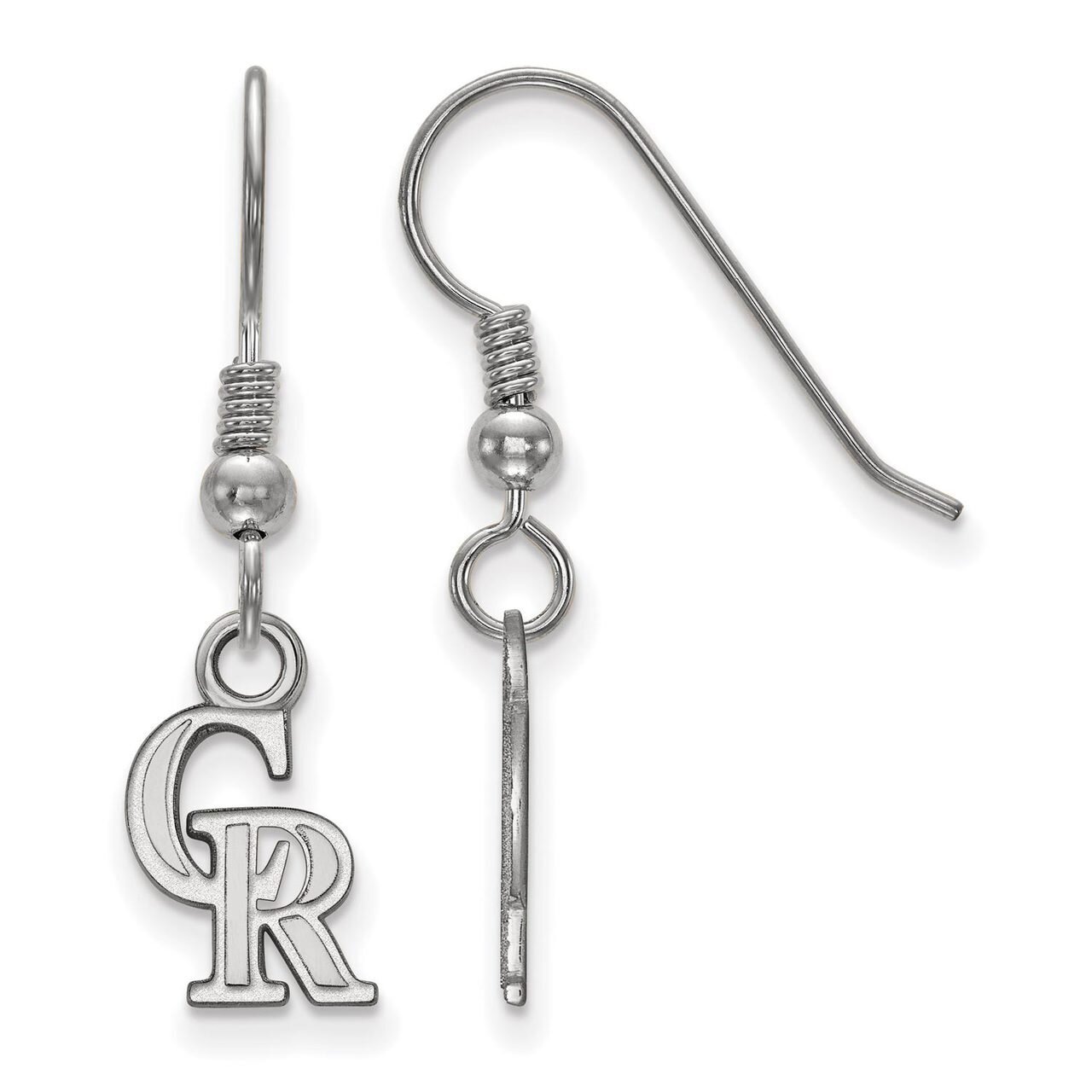 Colorado Rockies Extra Small Dangle Earring Wire Sterling Silver SS011ROK, MPN: SS011ROK, 886774626…