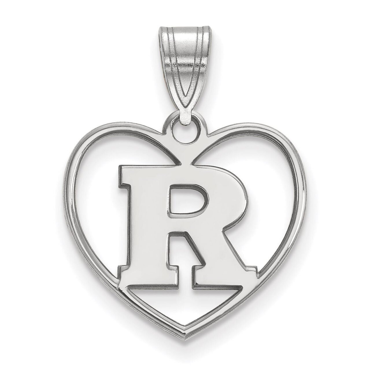 Rutgers Pendant in Heart Sterling Silver SS011RUT, MPN: SS011RUT, 886774696966
