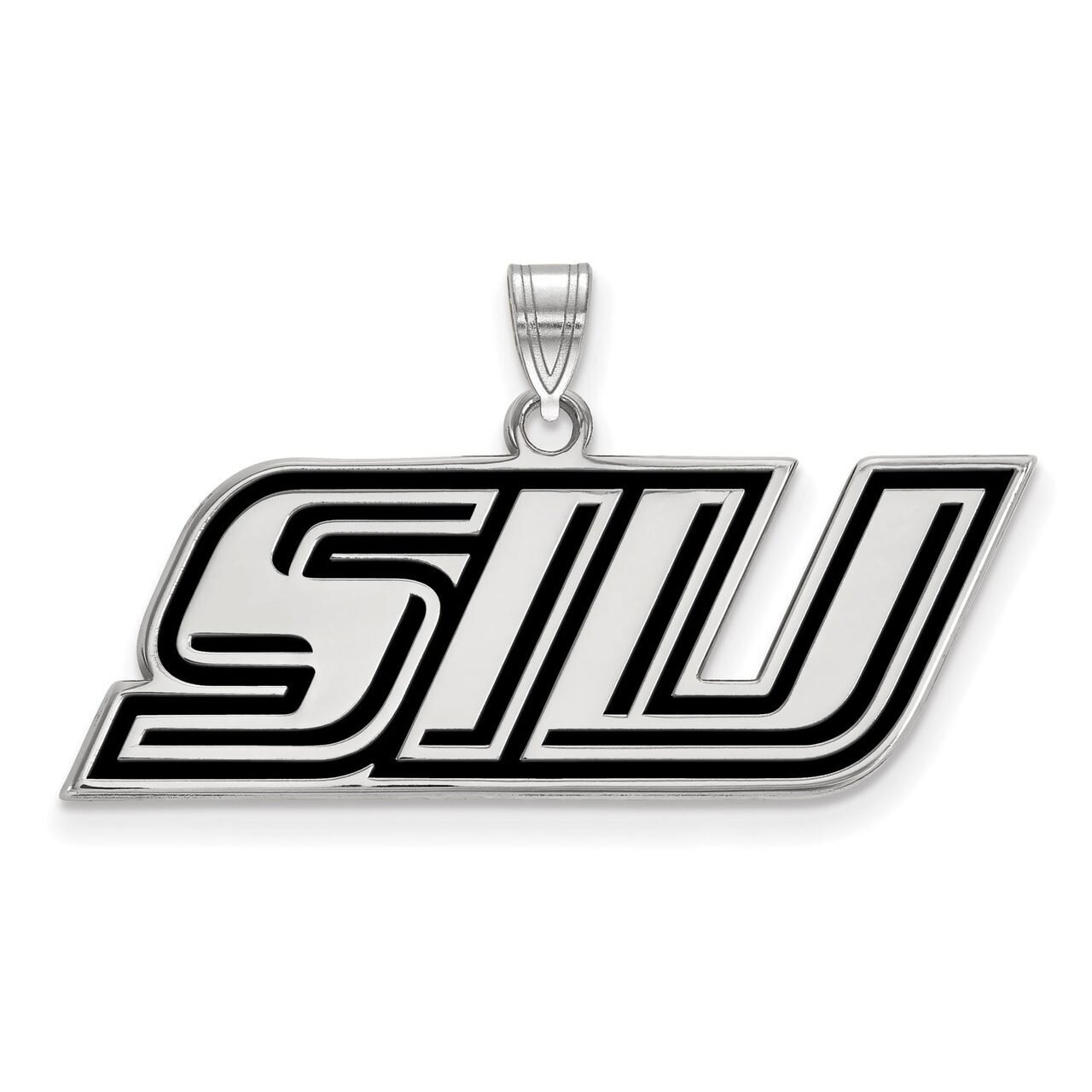 Southern Illinois University Small Enamel Pendant Sterling Silver SS011SIU, MPN: SS011SIU, 88677469…