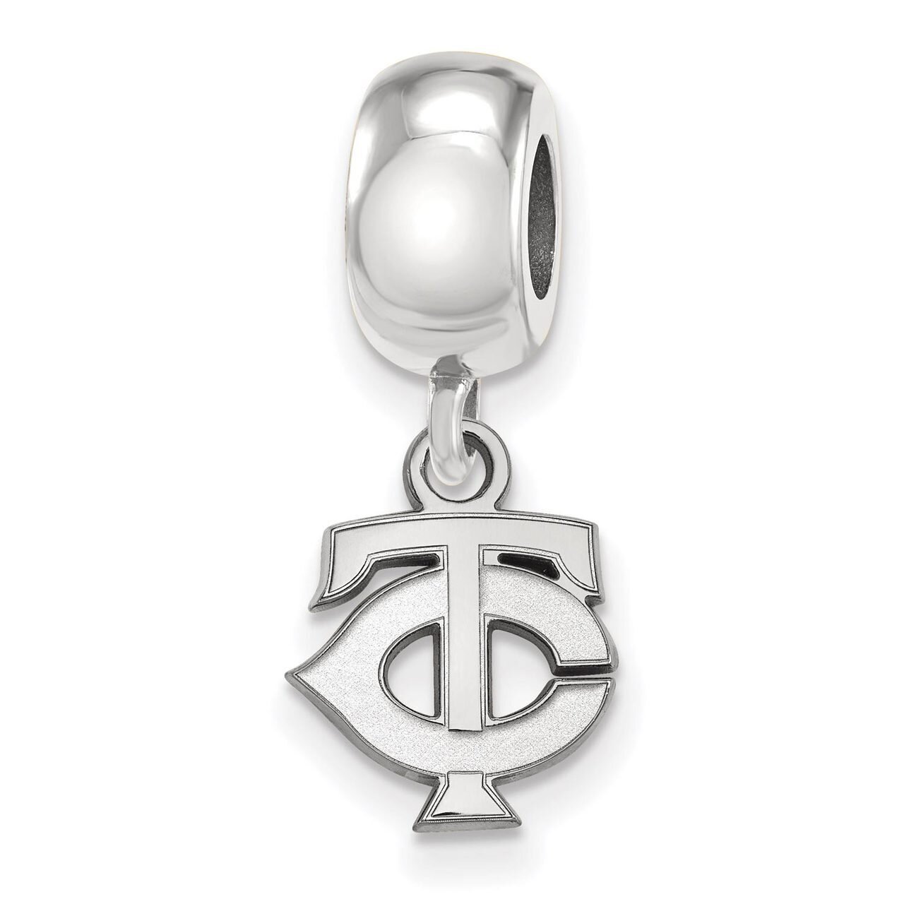 Minnesota Twins Bead Charm Extra Small Dangle Sterling Silver SS011TWN, MPN: SS011TWN, 886774626444
