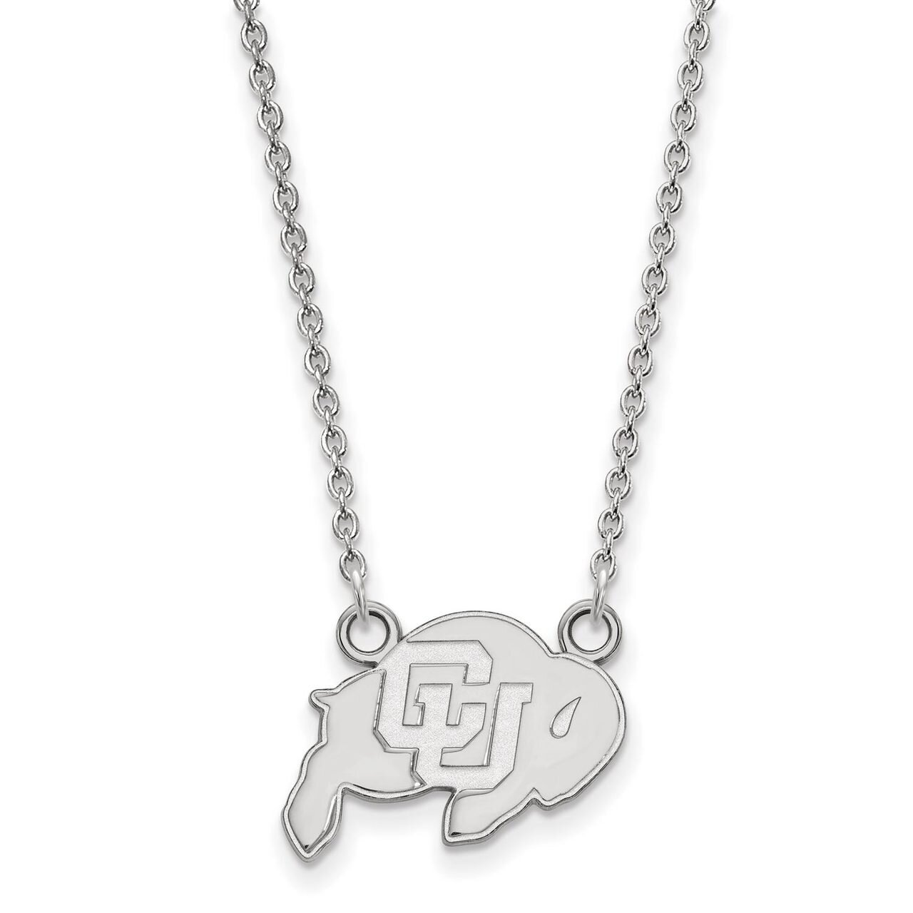 University of Colorado Small Pendant with Necklace Sterling Silver SS011UCO-18, MPN: SS011UCO-18, 8…