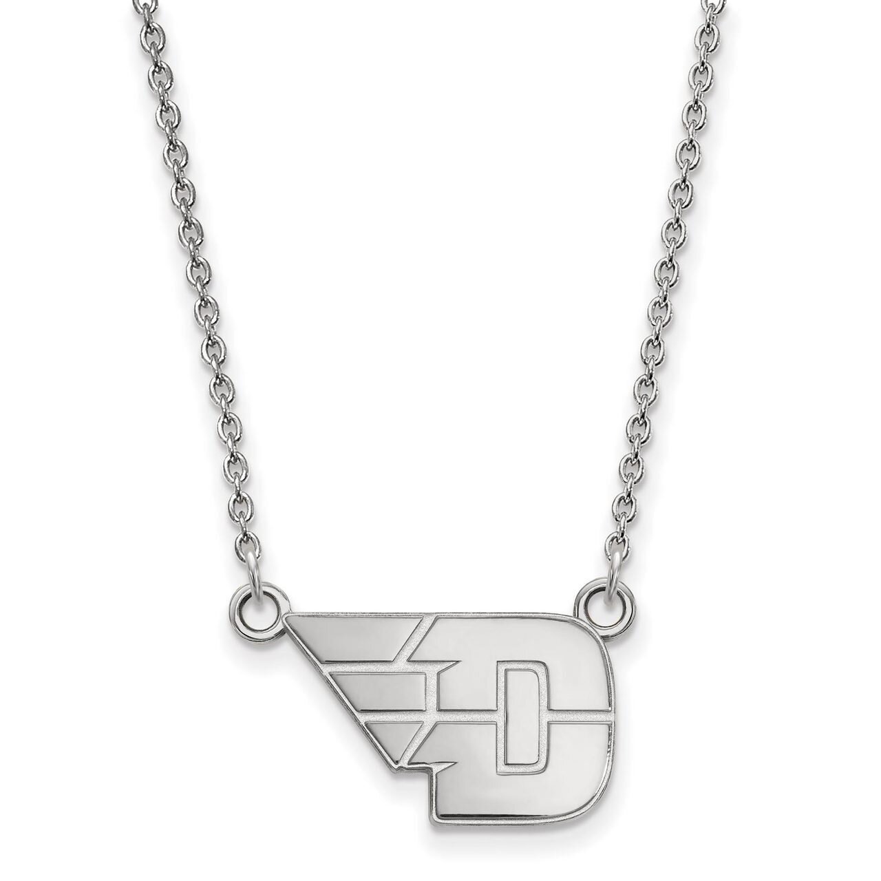 University of Dayton Small Pendant with Necklace Sterling Silver SS011UD-18