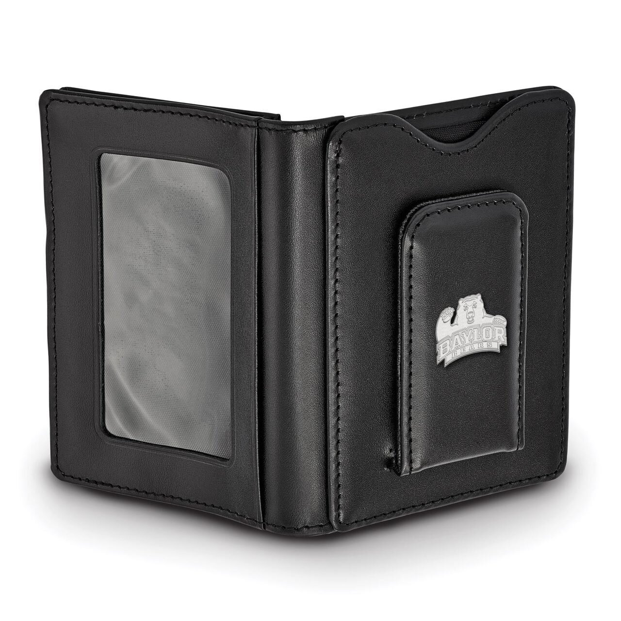 Baylor University Black Leather Wallet SS012BU-W1