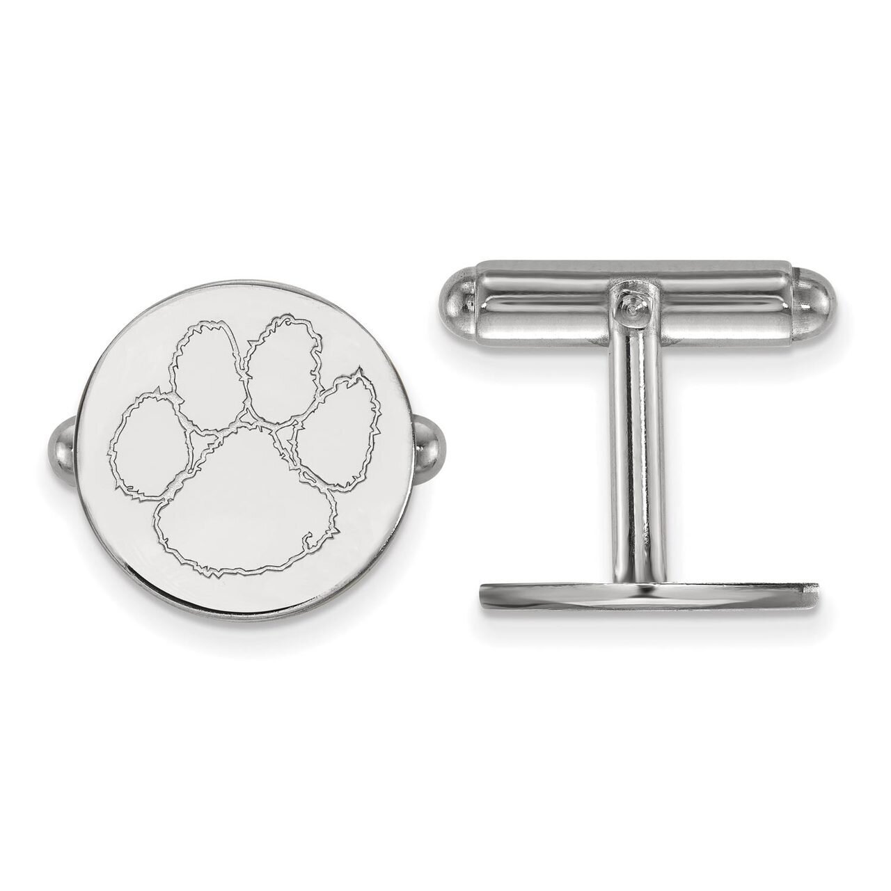 Clemson University Cuff Link Sterling Silver SS012CU, MPN: SS012CU, 886774958163
