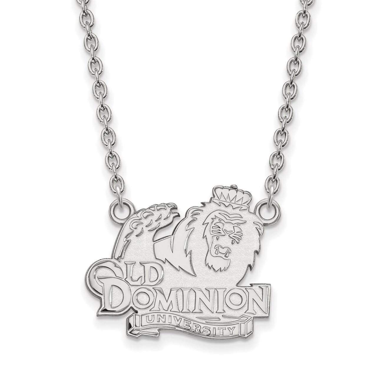 Old Dominion University Large Pendant with Necklace Sterling Silver SS012ODU-18, MPN: SS012ODU-18, …