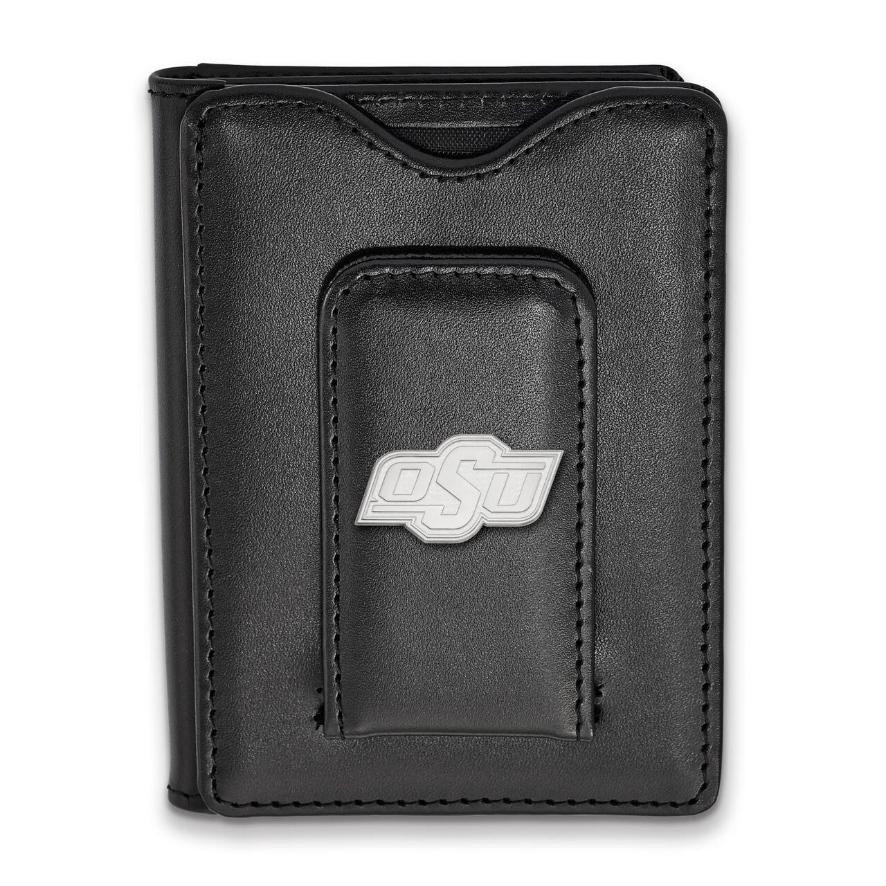Oklahoma State University Black Leather Wallet SS012OKS-W1
