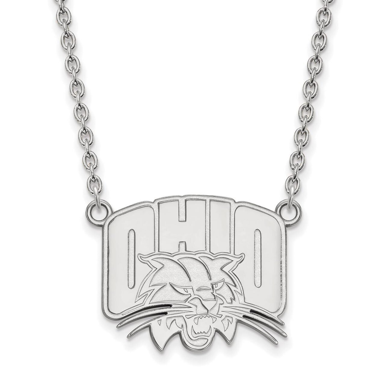 Ohio University Large Pendant with Necklace Sterling Silver SS012OU-18, MPN: SS012OU-18, 8867746941…