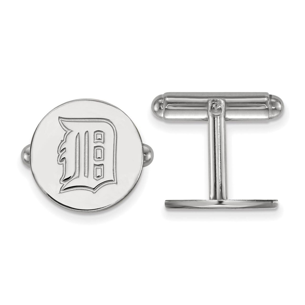 Detroit Tigers Cuff Link Sterling Silver SS012TIG