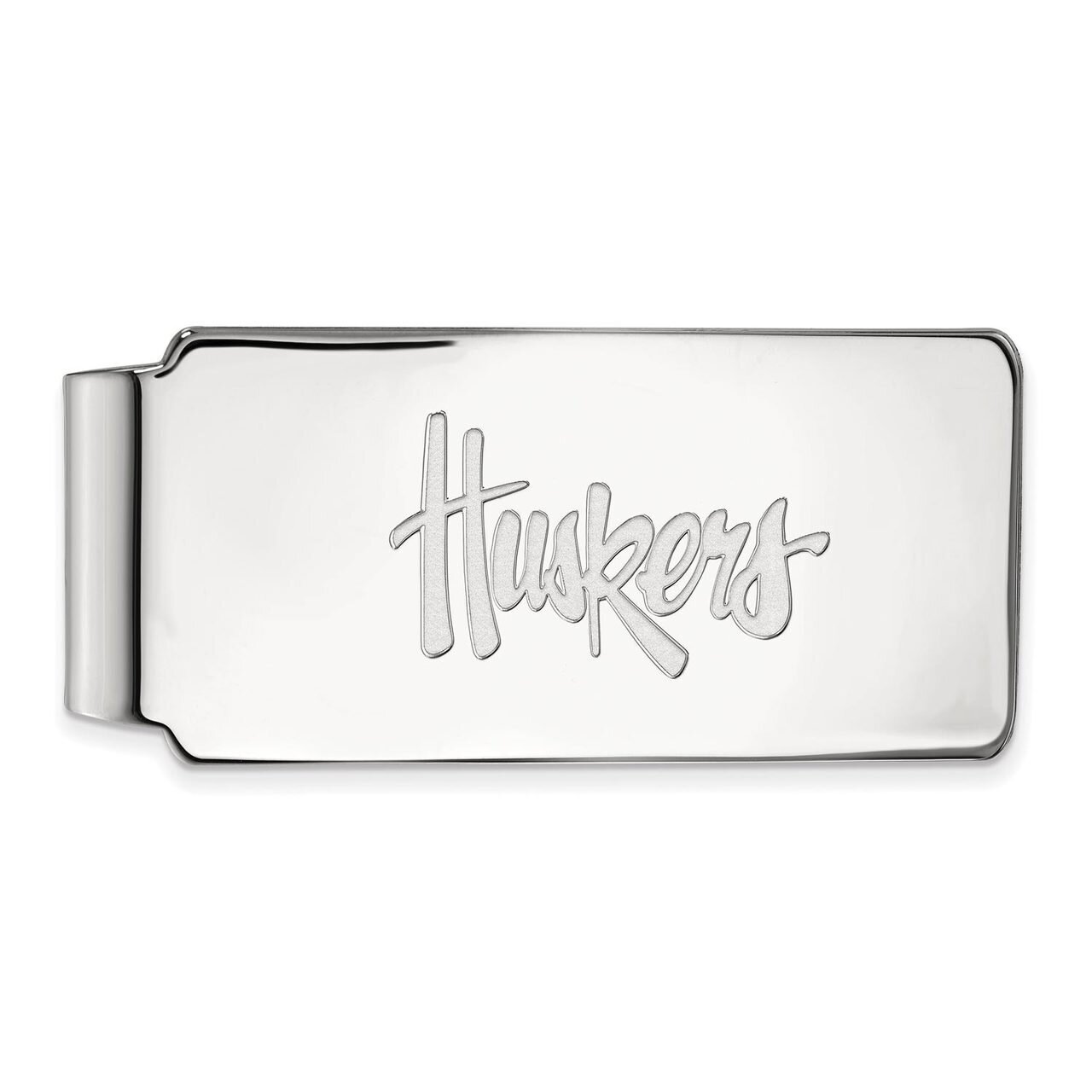 University of Nebraska Money Clip Sterling Silver SS012UNE, MPN: SS012UNE, 886774713700