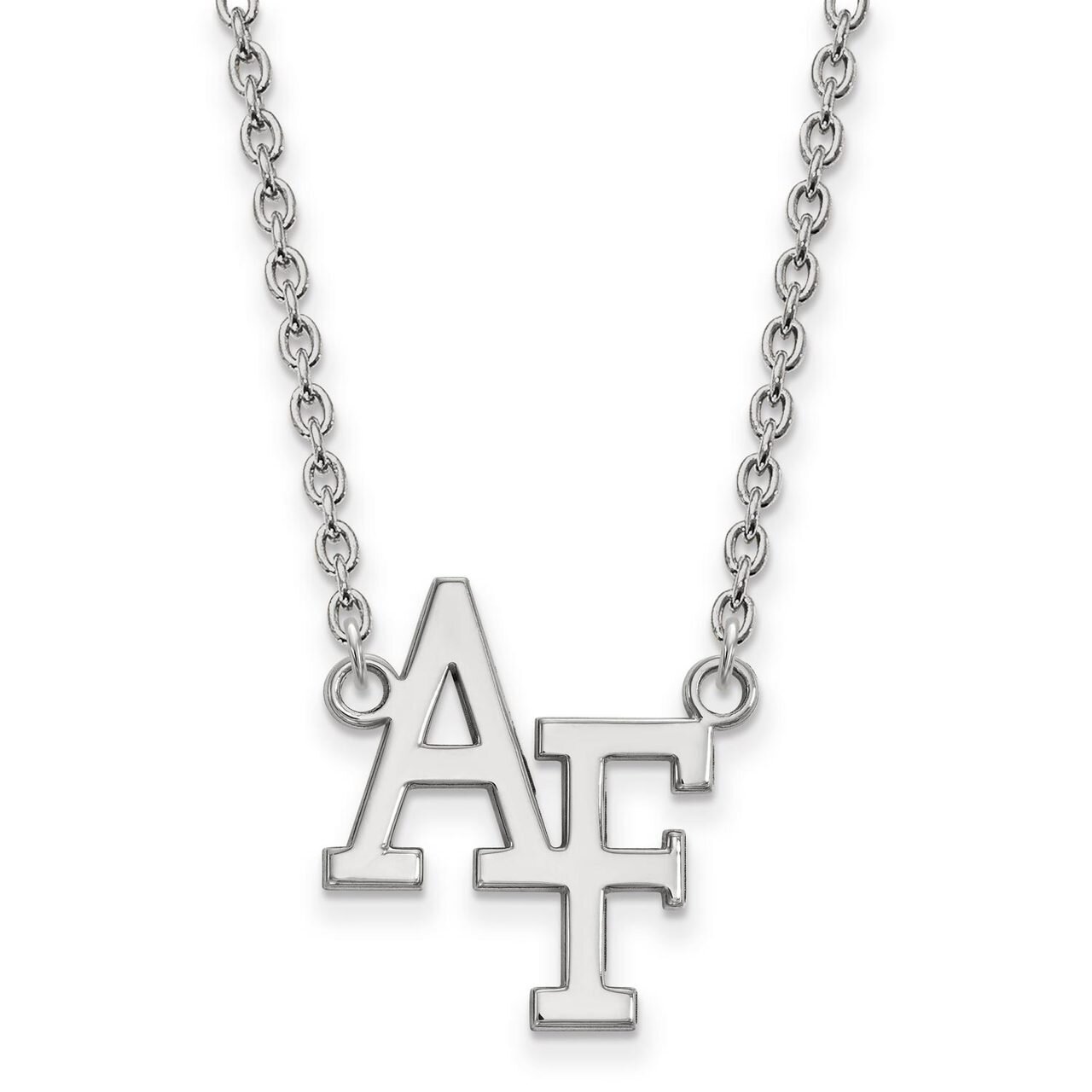 United States Air Force Academy Large Pendant with Necklace Sterling Silver SS012USA-18, MPN: SS012…