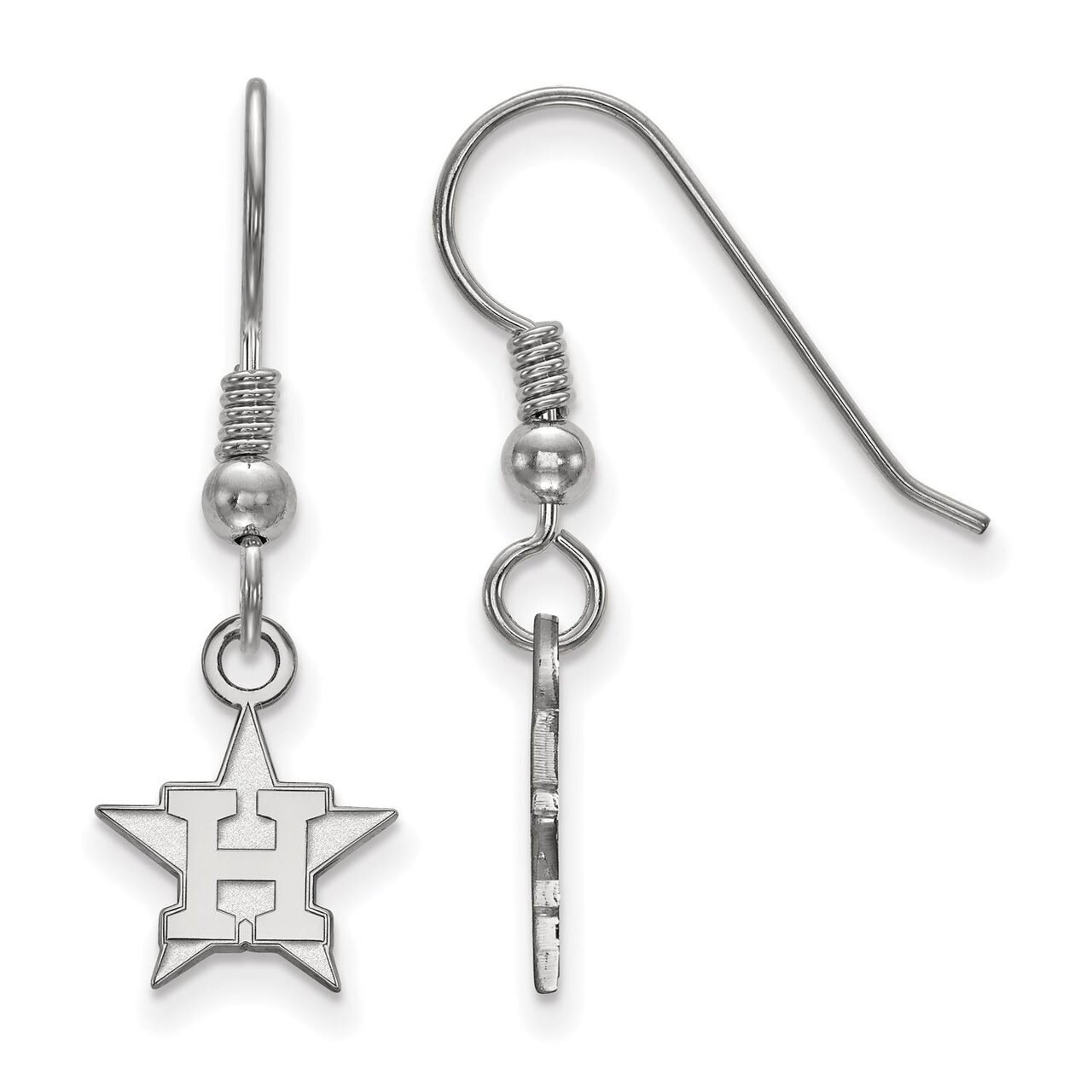 Houston Astros Extra Small Dangle Earring Wire Sterling Silver SS013AST, MPN: SS013AST, 886774626789