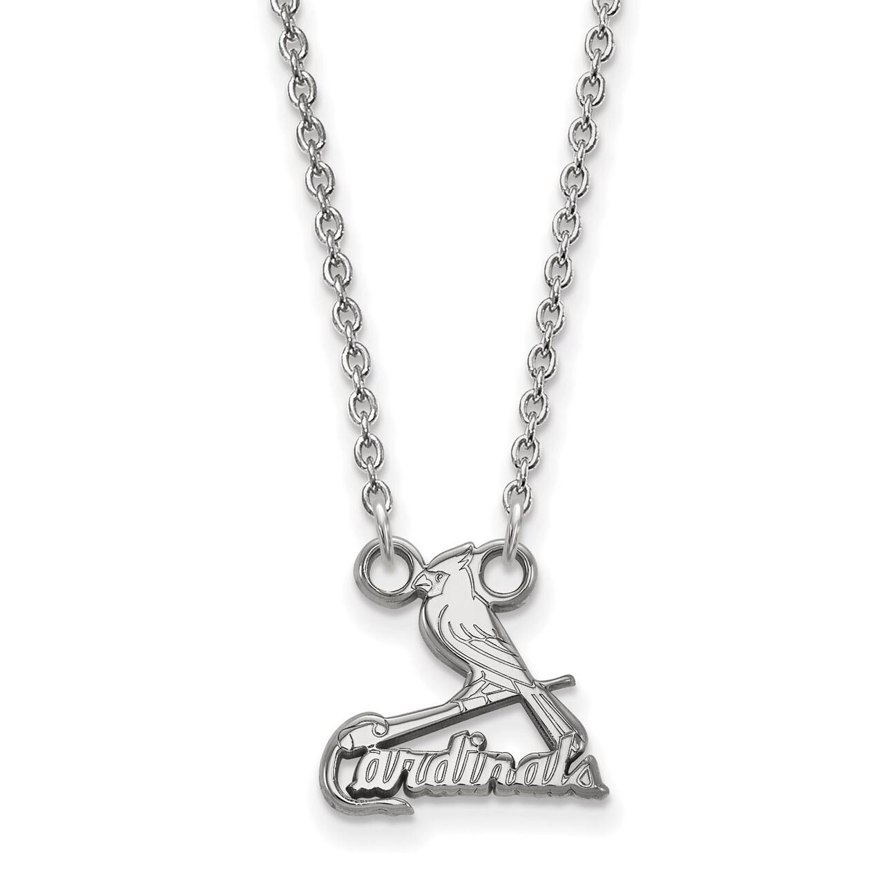 St. Louis Cardinals Small Pendant with Necklace Sterling Silver SS013CRD-18, MPN: SS013CRD-18, 8867…