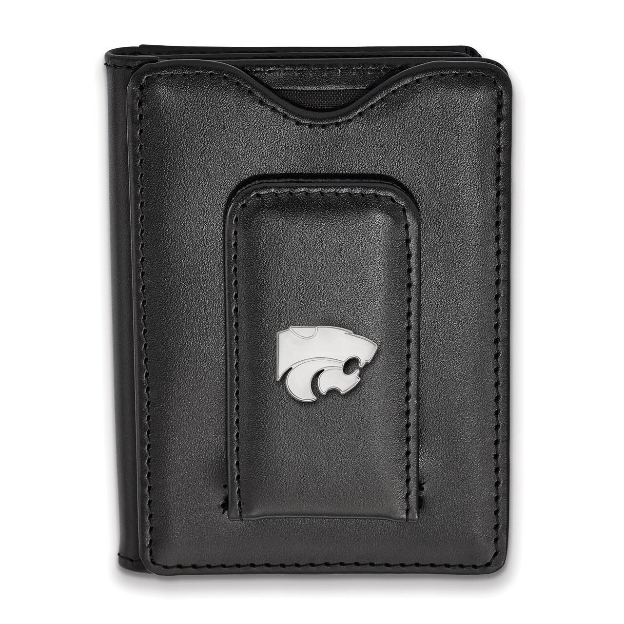 Kansas State University Black Leather Wallet SS013KSU-W1