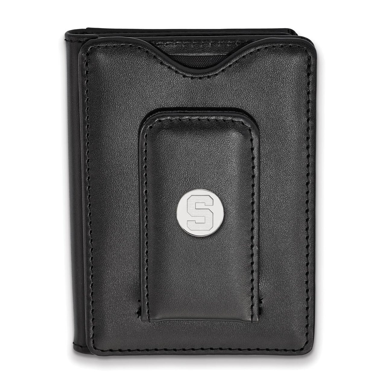 Michigan State University Black Leather Wallet SS013MIS-W1