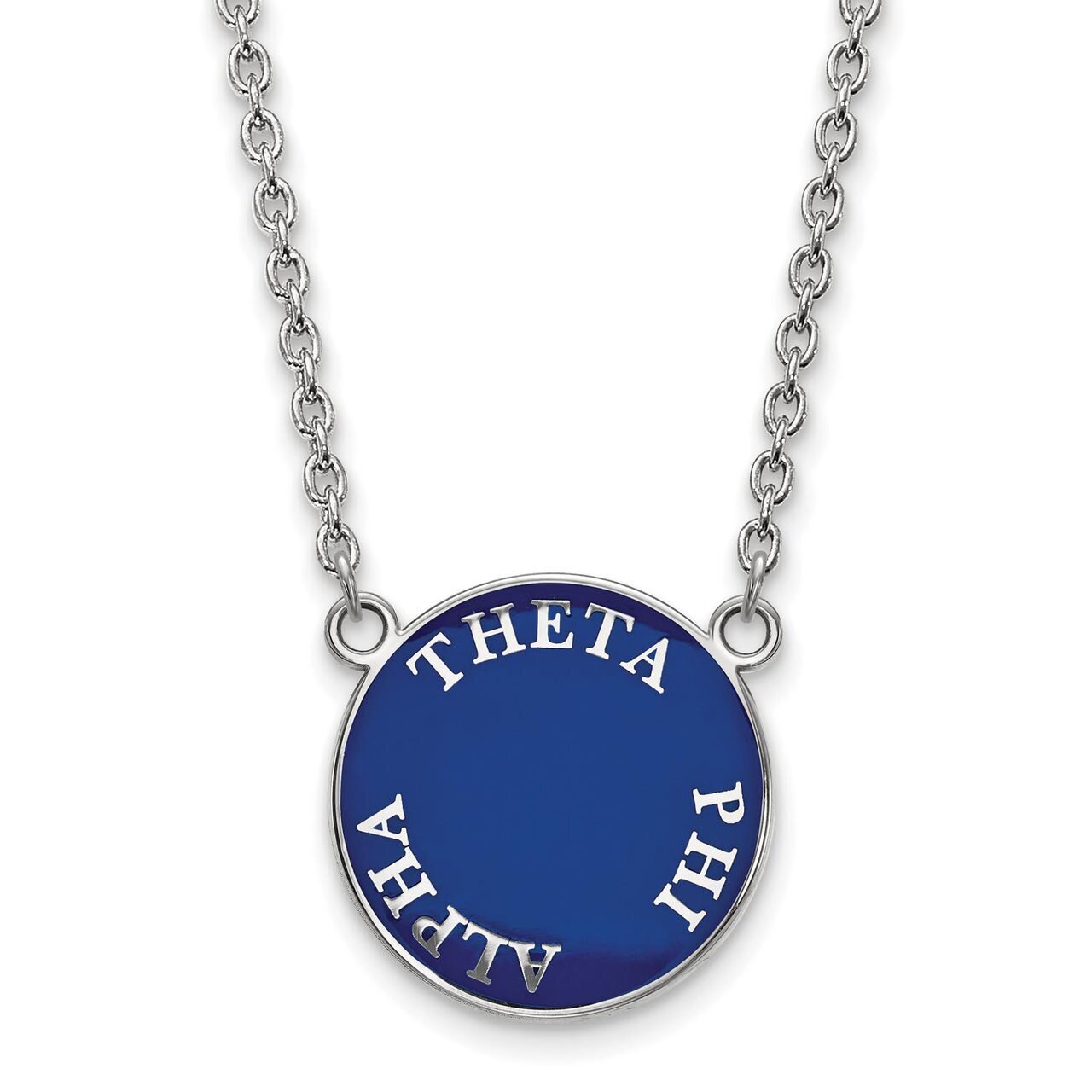Theta Phi Alpha Small Enameled Pendant with 18 Inch Chain Sterling Silver SS013TPA-18, MPN: SS013TP…