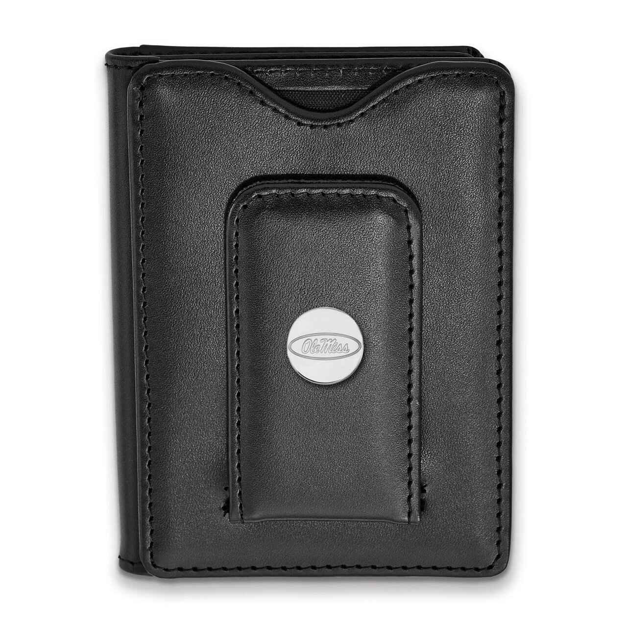 University of Missisippi Black Leather Wallet SS013UMS-W1