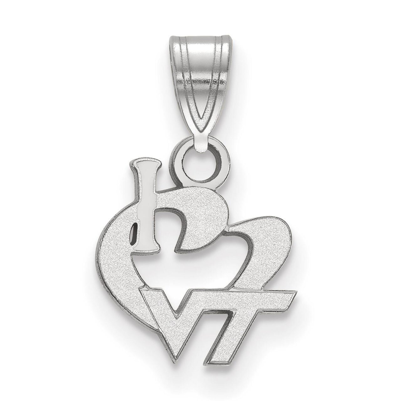 Virginia Tech Small I love Logo Sterling Silver SS013VTE, MPN: SS013VTE, 886774719849
