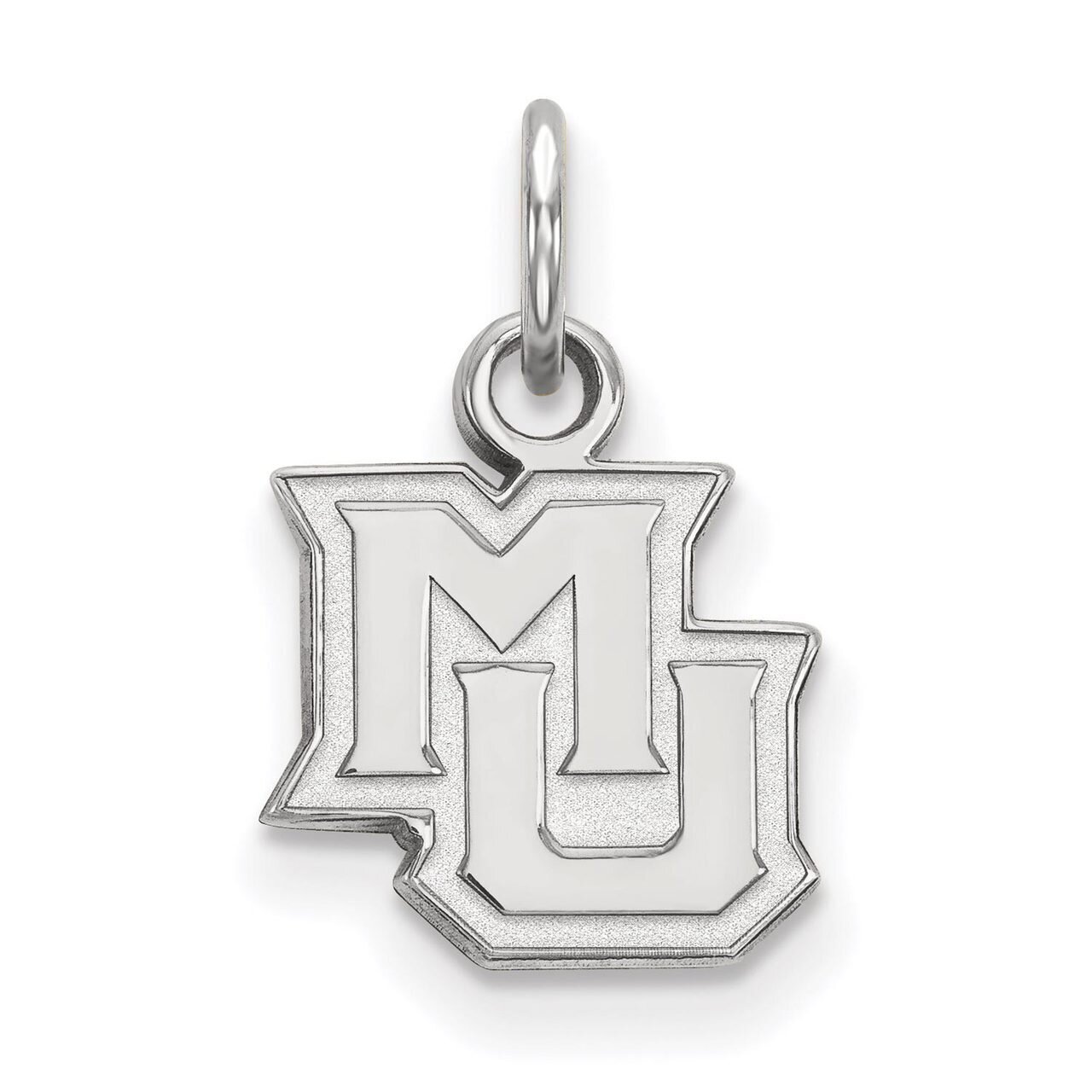 Marquette University Extra Small Pendant Sterling Silver SS014MAR