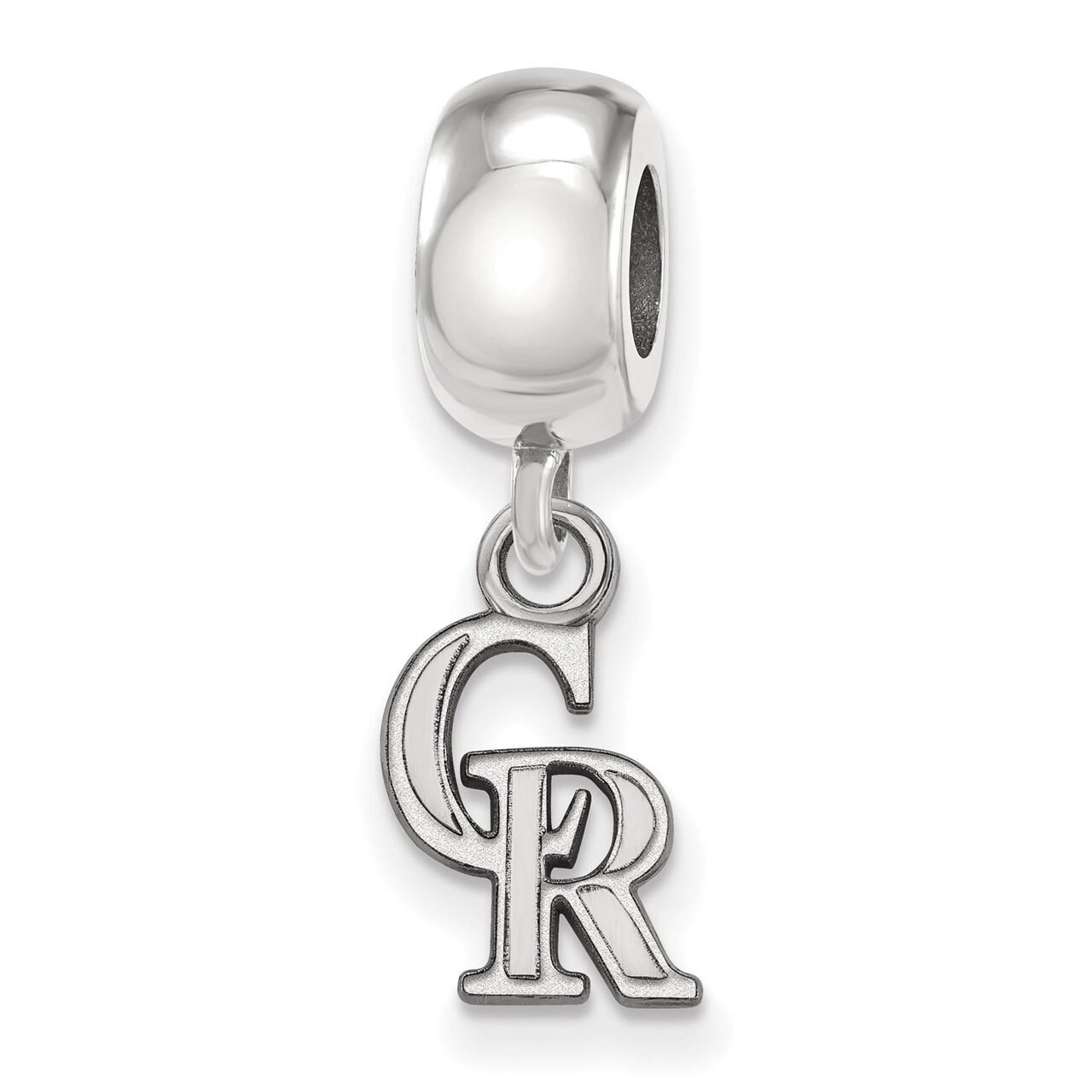 Colorado Rockies Bead Charm Extra Small Dangle Sterling Silver SS014ROK, MPN: SS014ROK, 886774627304