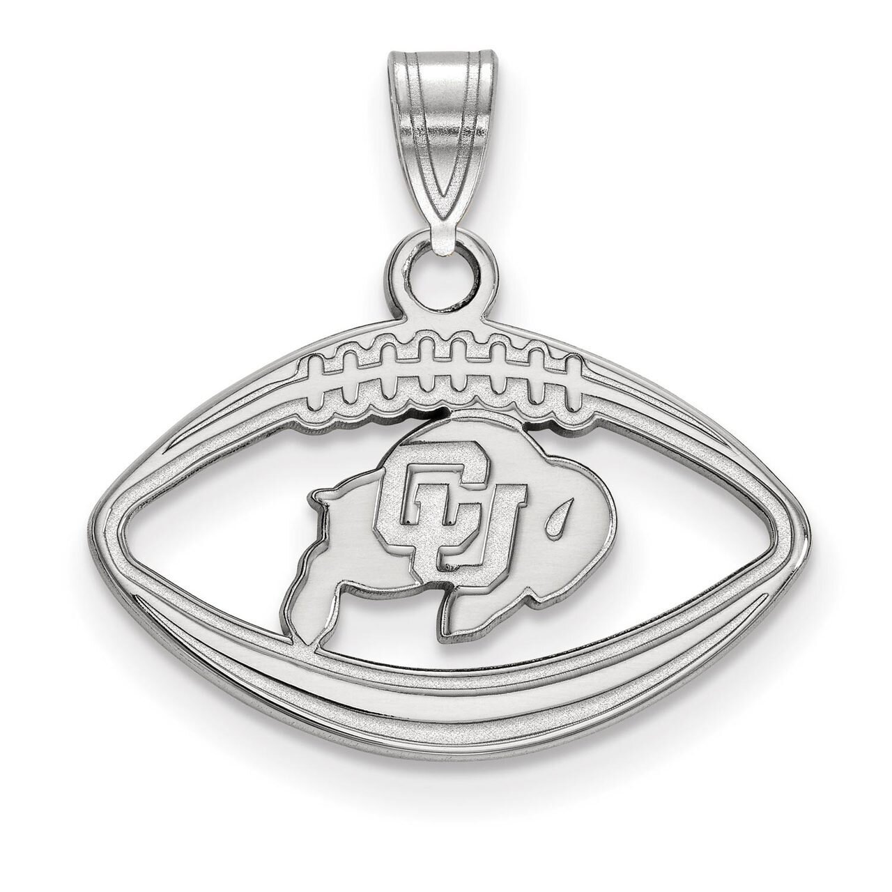 University of Colorado Pendant in Football Sterling Silver SS014UCO, MPN: SS014UCO, 886774705231