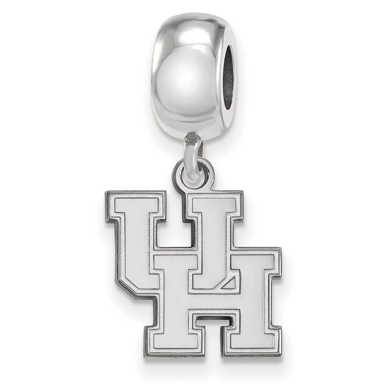 University of Houston Bead Charm Small Dangle Sterling Silver SS014UHO