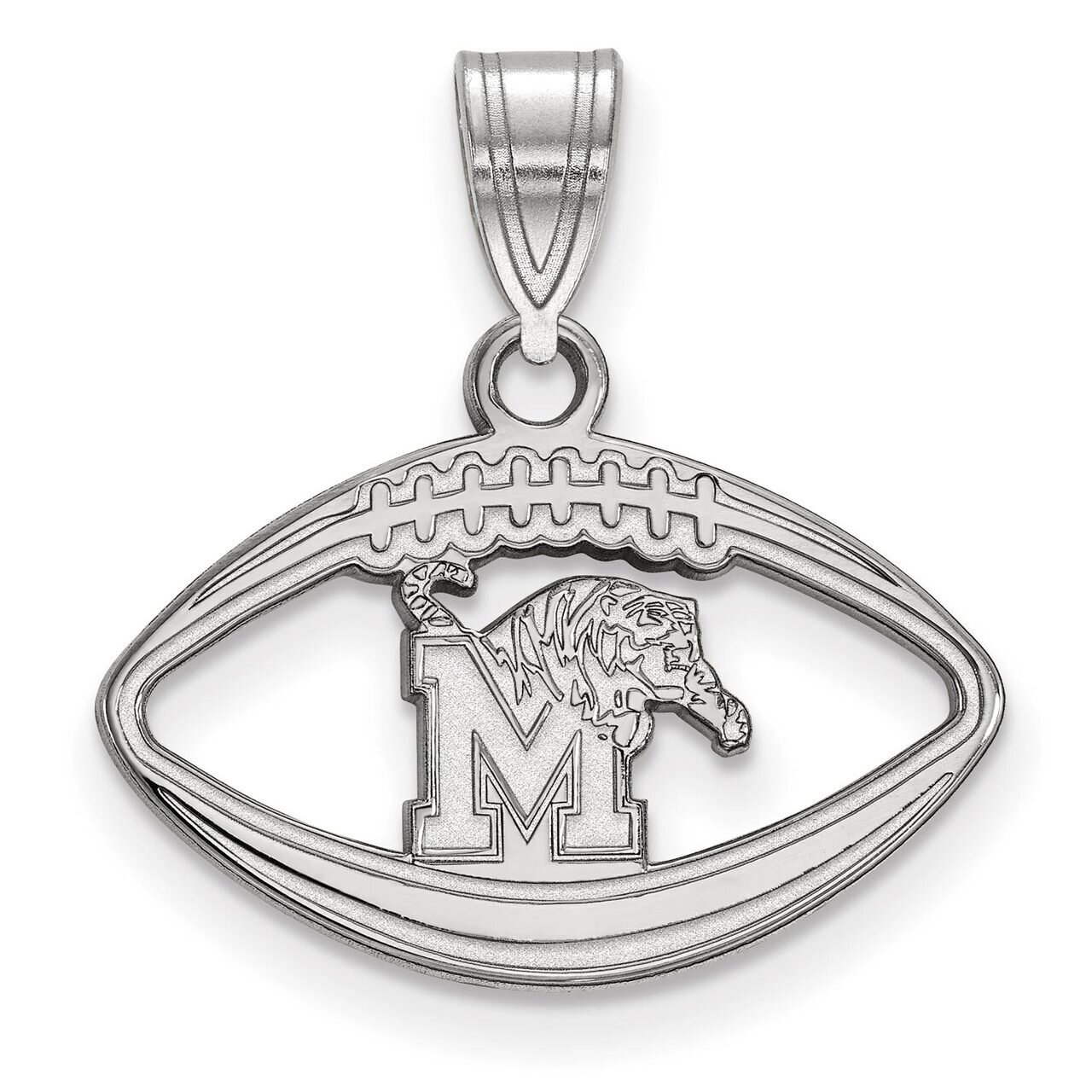 University of Memphis Pendant in Football Sterling Silver SS014UMP, MPN: SS014UMP, 886774710754