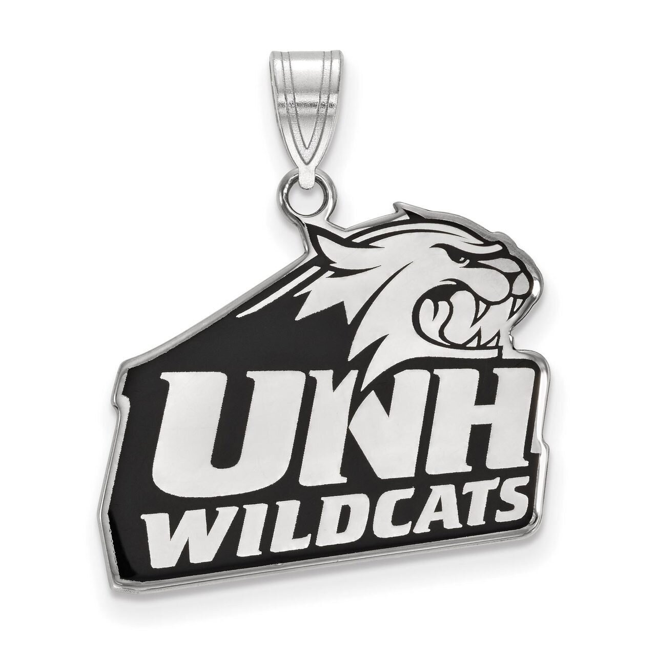 University of New Hampshire Large Enamel Pendant Sterling Silver SS014UNH, MPN: SS014UNH, 886774726…