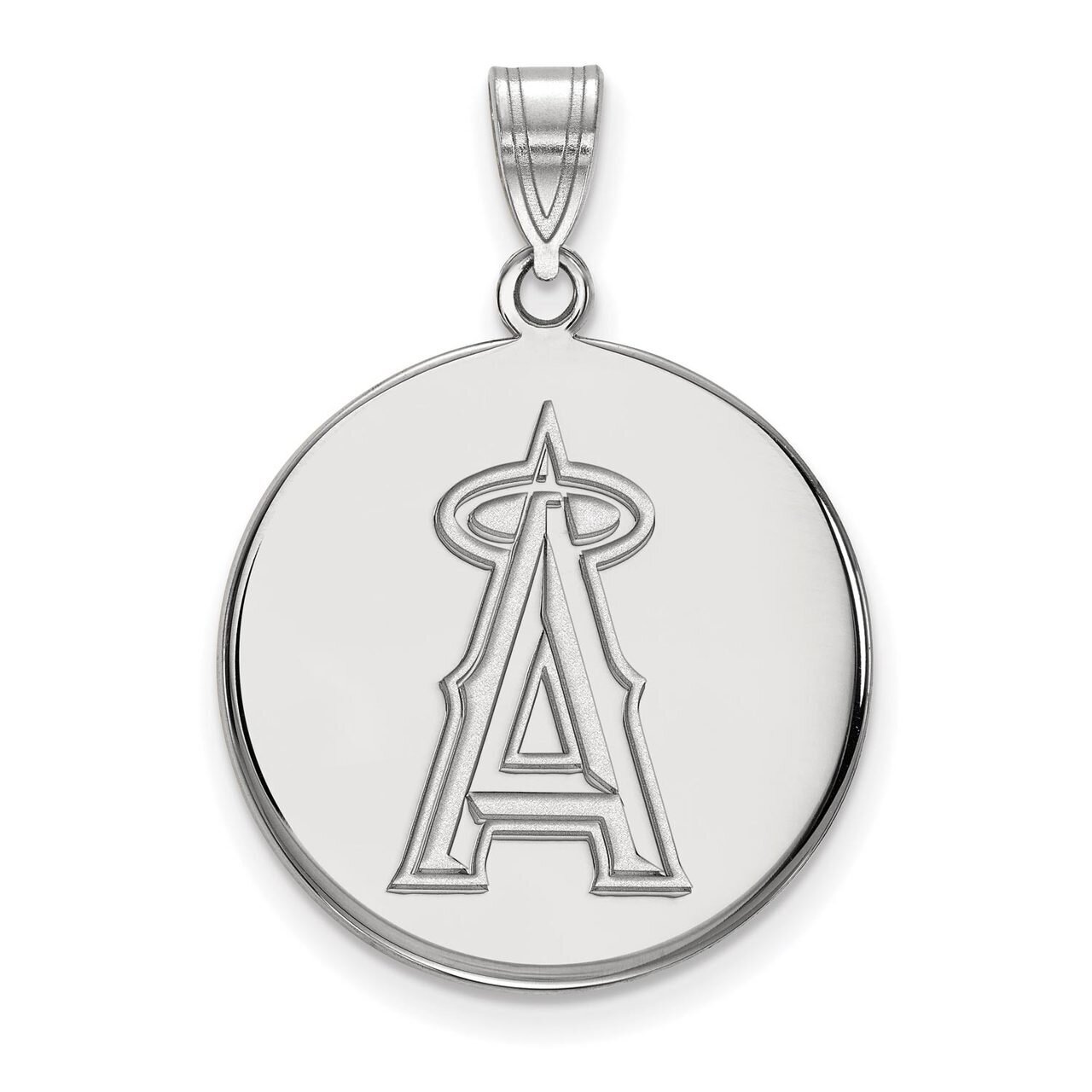 Los Angeles Angels Large Disc Pendant Sterling Silver SS015ANG, MPN: SS015ANG, 886774627373