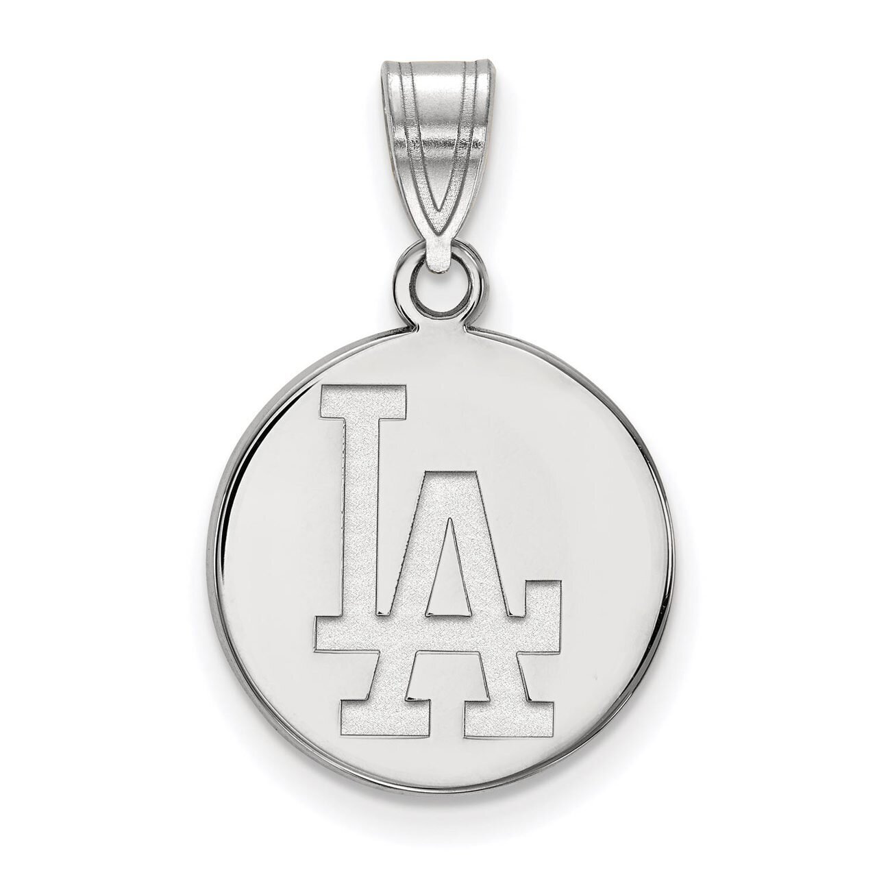 Los Angeles Dodgers Medium Disc Pendant Sterling Silver SS015DOD, MPN: SS015DOD, 886774627472