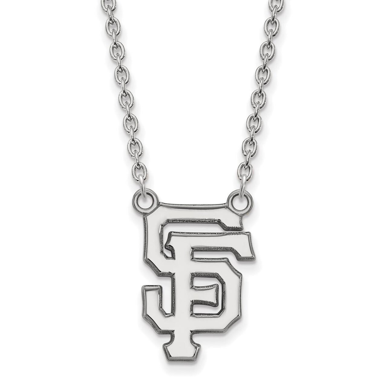 San Francisco Giants Large Pendant with Necklace Sterling Silver SS015GIT-18, MPN: SS015GIT-18, 886…