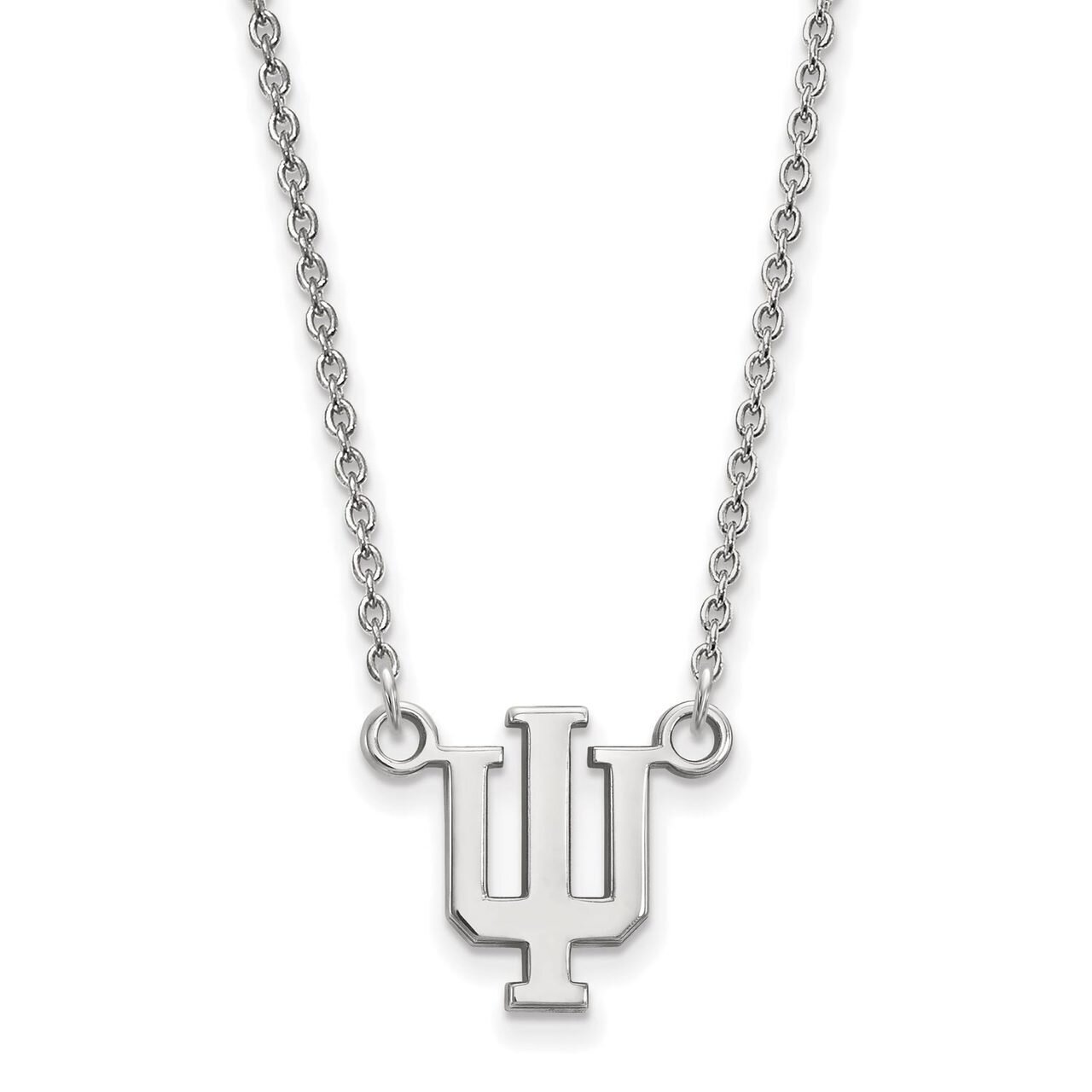 Indiana University Small Pendant with Necklace Sterling Silver SS015IU-18, MPN: SS015IU-18, 8867746…