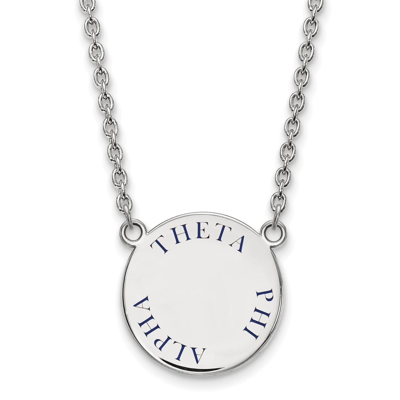 Theta Phi Alpha Small Enameled Pendant with 18 Inch Chain Sterling Silver SS015TPA-18, MPN: SS015TP…