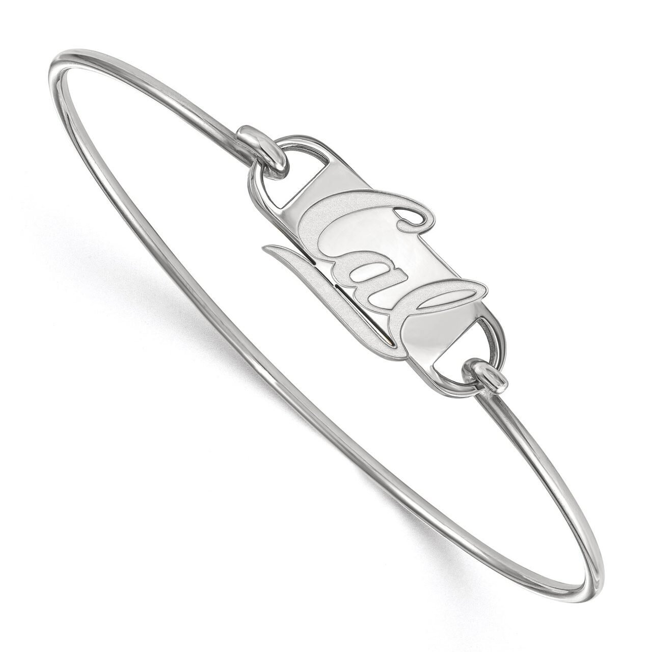 University of California Berkeley Small Ctr Wire Bangle Sterling Silver SS015UCB-7, MPN: SS015UCB-7…