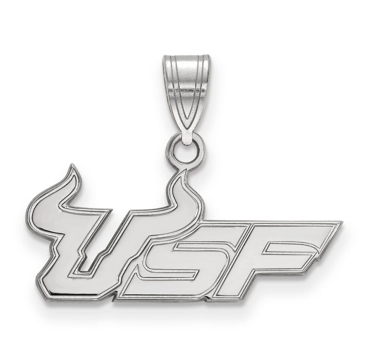 University of South Florida Medium Pendant Sterling Silver SS015USFL