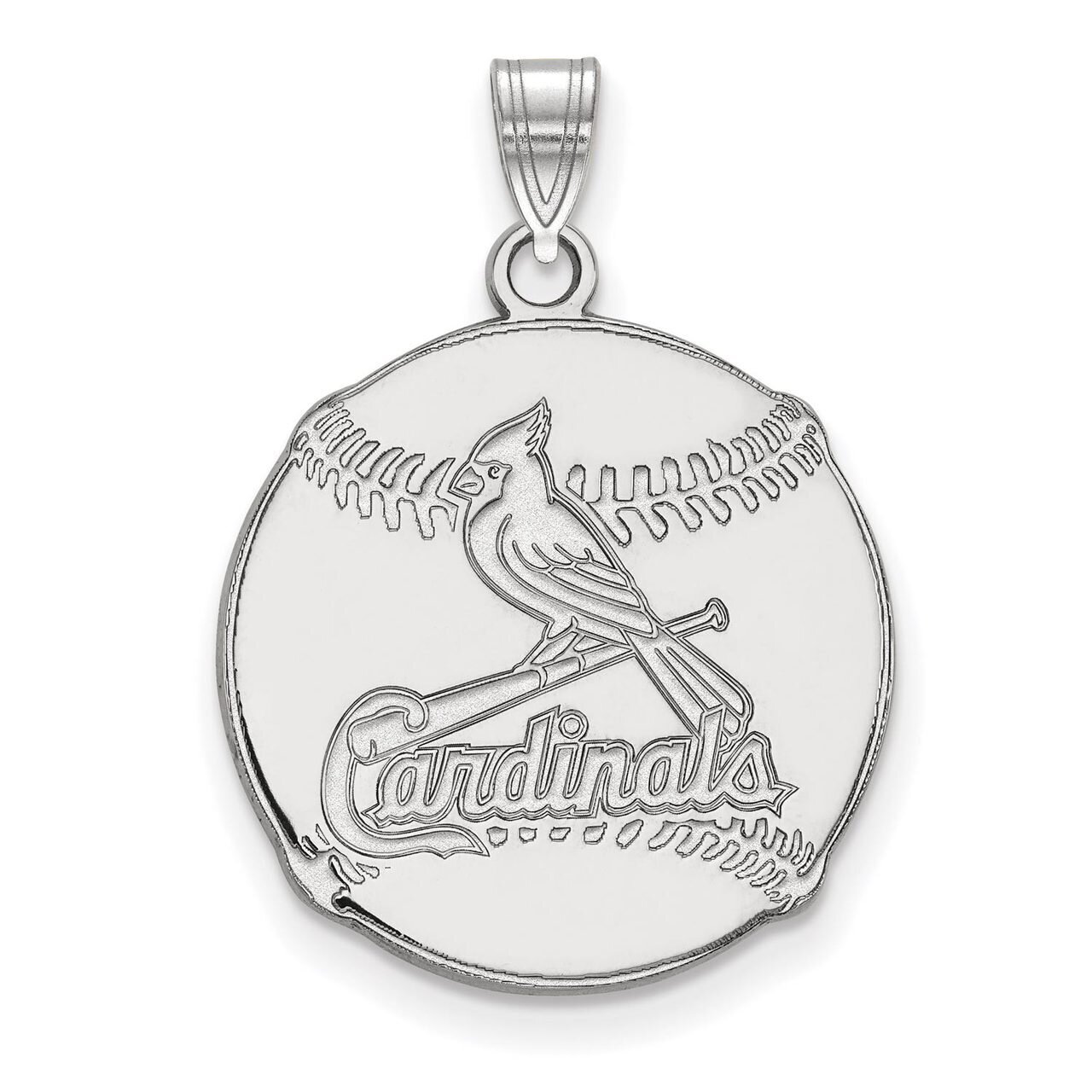 St. Louis Cardinals Pendant in Baseball Sterling Silver SS016CRD, MPN: SS016CRD, 886774627731