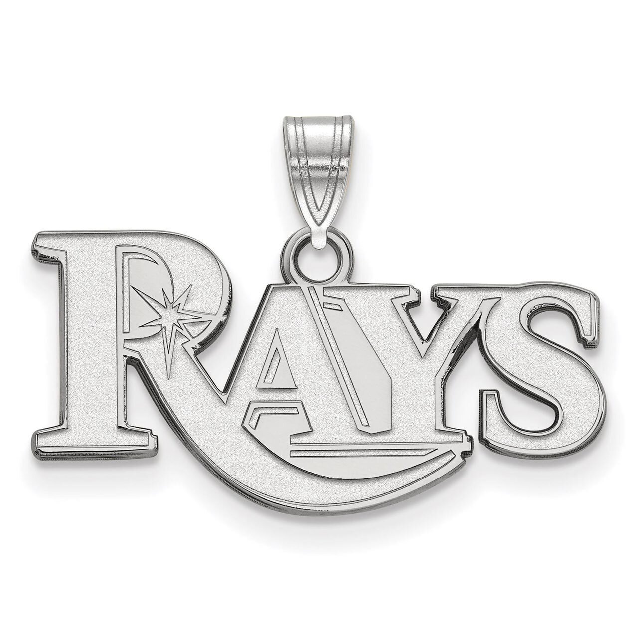 Tampa Bay Rays Small Pendant Sterling Silver SS016DEV