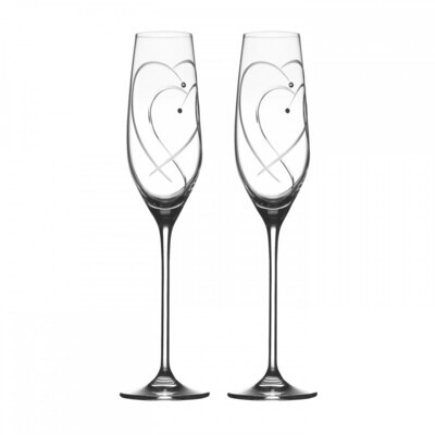Royal Doulton Promises Two Hearts Entwined Flute Pair, MPN: CITOFL24555, 652383713475